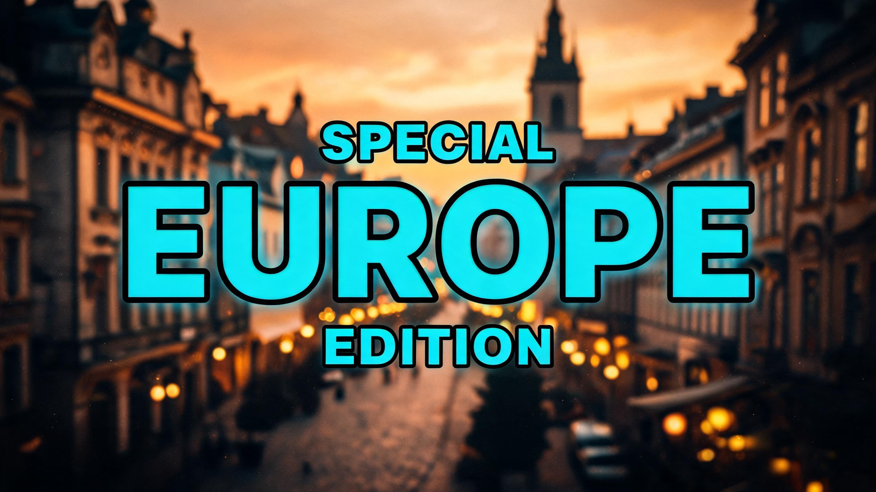 "Europe Special Ediction" — Cinematic Youtube Creator | AI Text Effect Generator