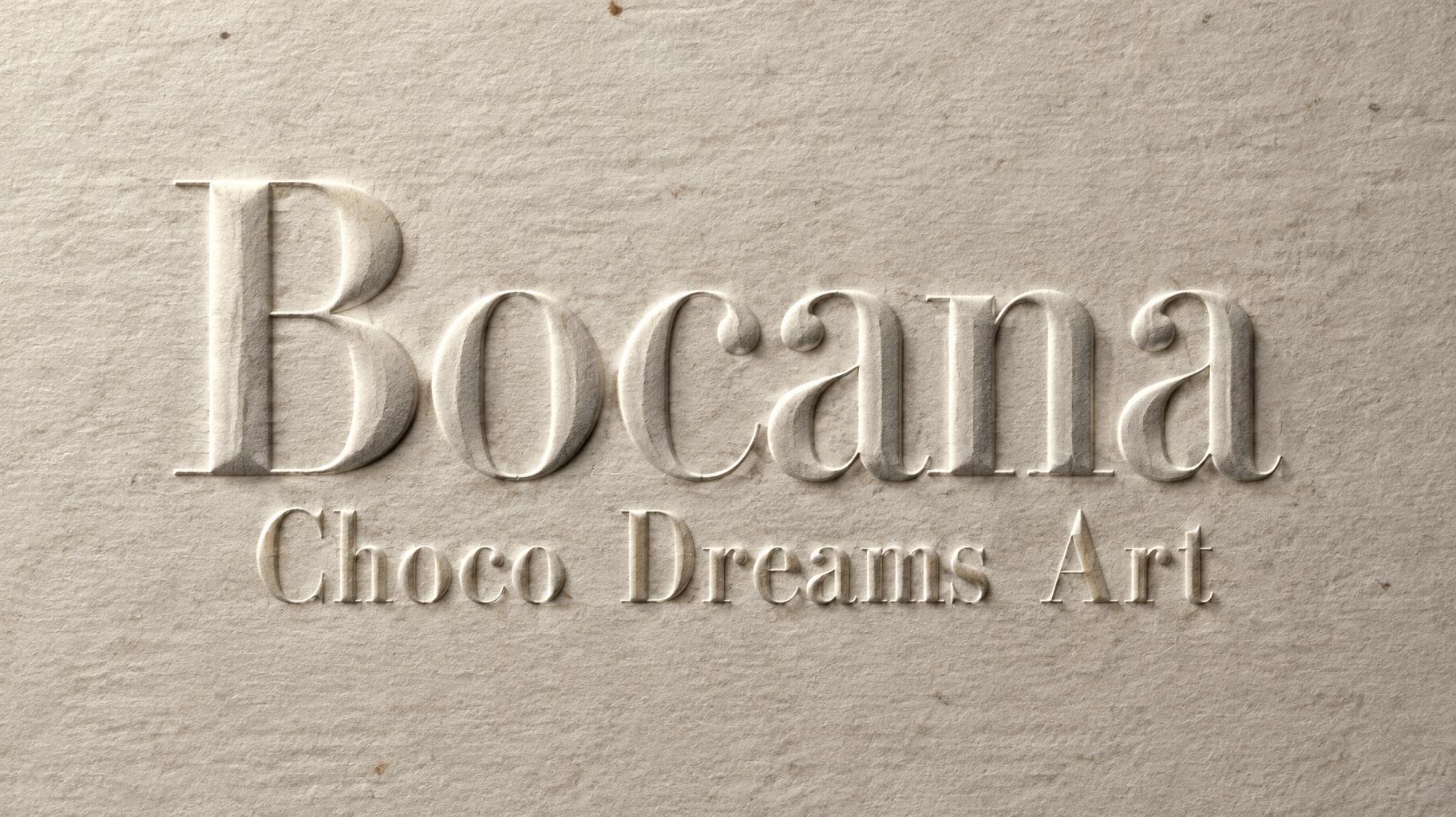 "Bocana Choco Dreams Art" — Emboss | AI Text Effect Generator
