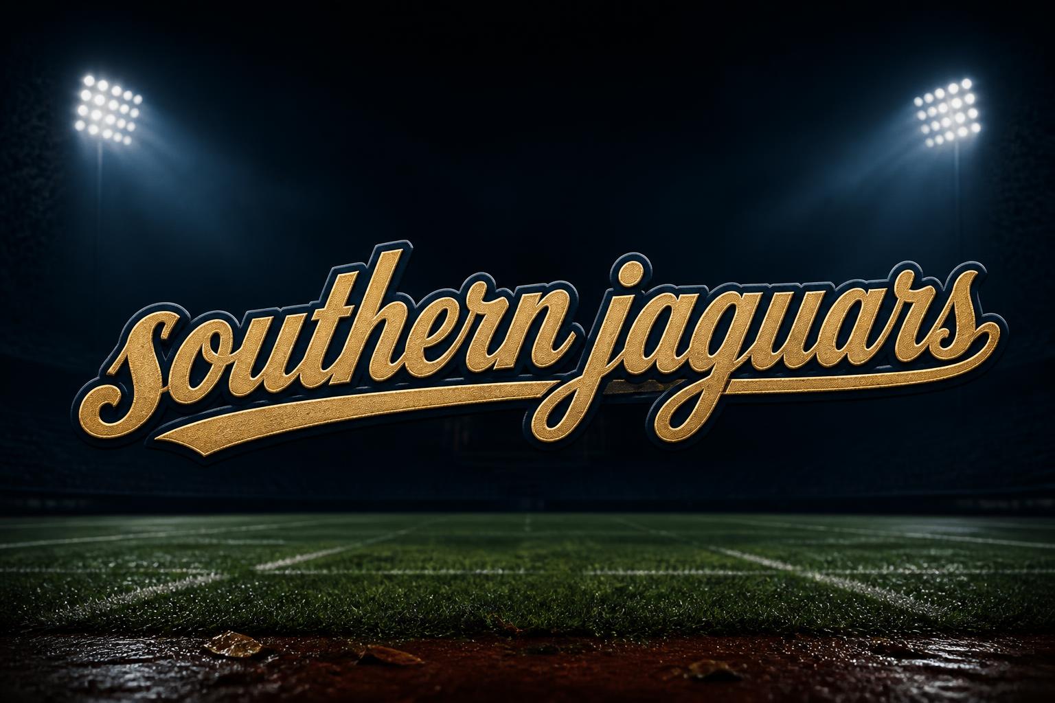 "southern jaguars" —  | AI Text Effect Generator
