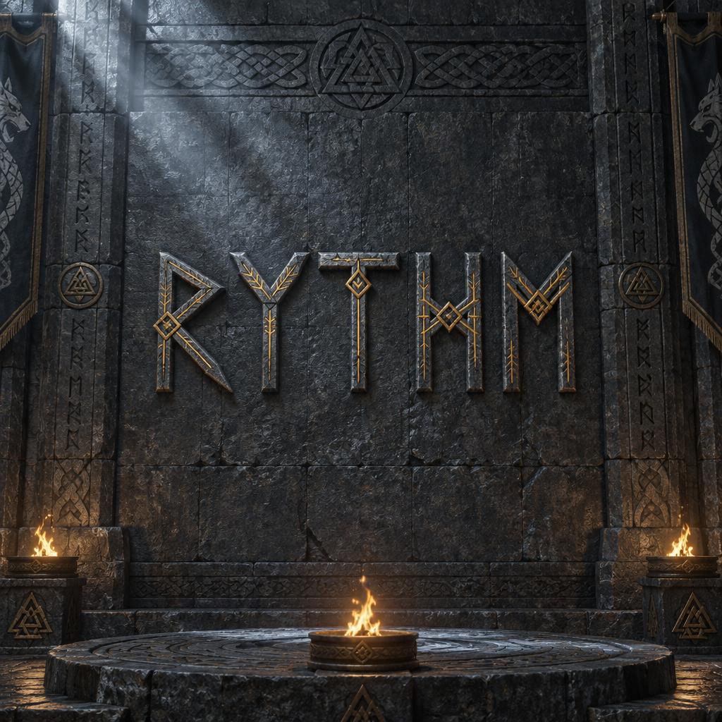 "RYTHM" —  | AI Text Effect Generator