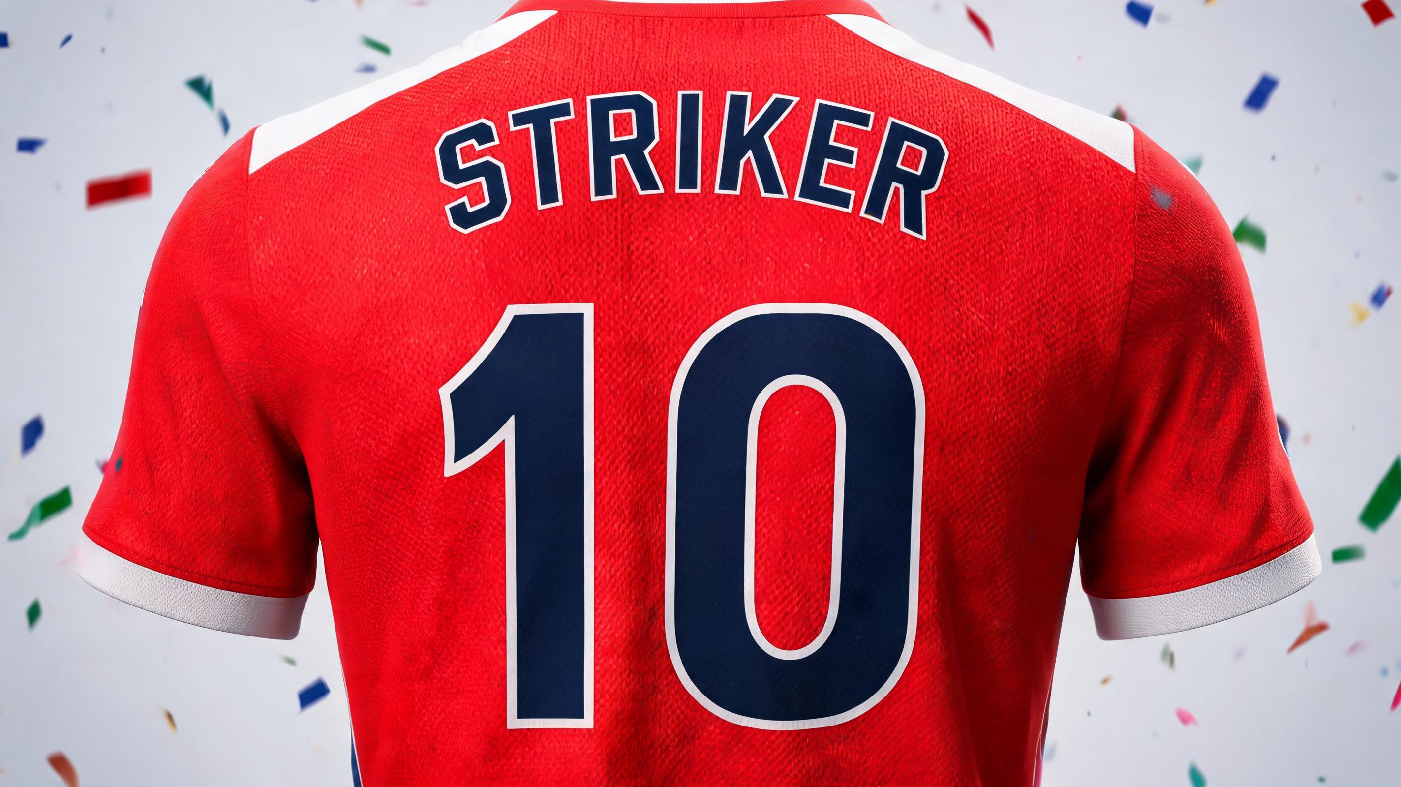 "STRIKER
10" — Sports Football | AI Text Effect Generator