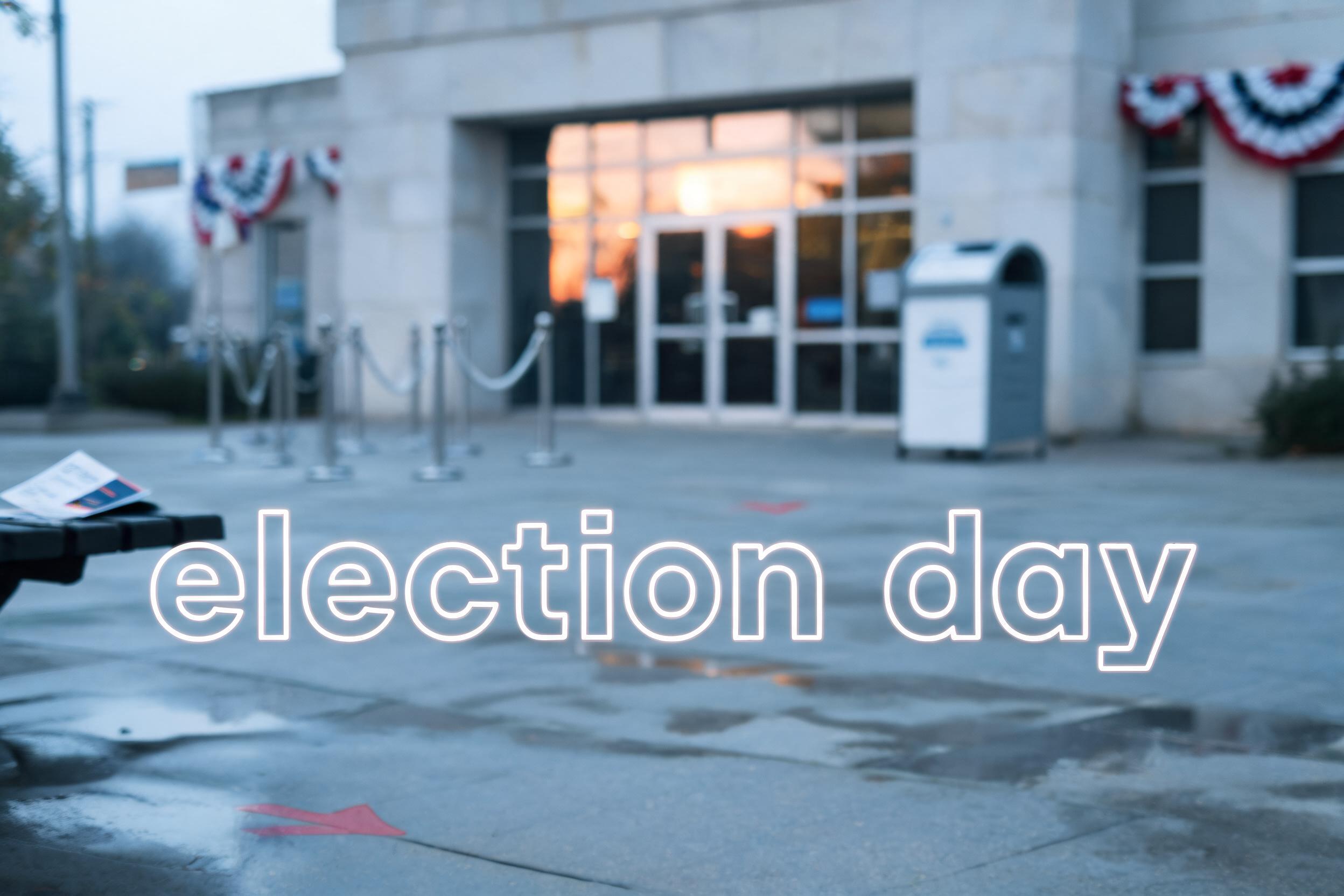 "election day" —  | AI Text Effect Generator