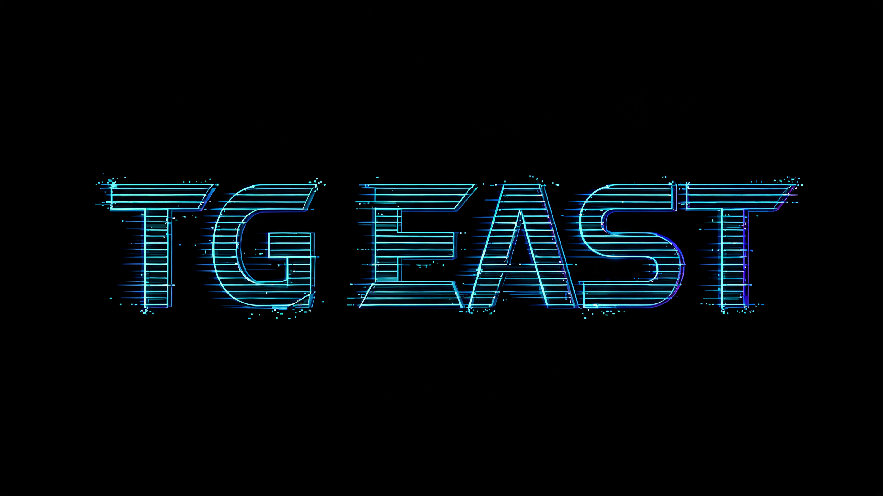 "TG EAST" — Cyberpunk Hologram | AI Text Effect Generator