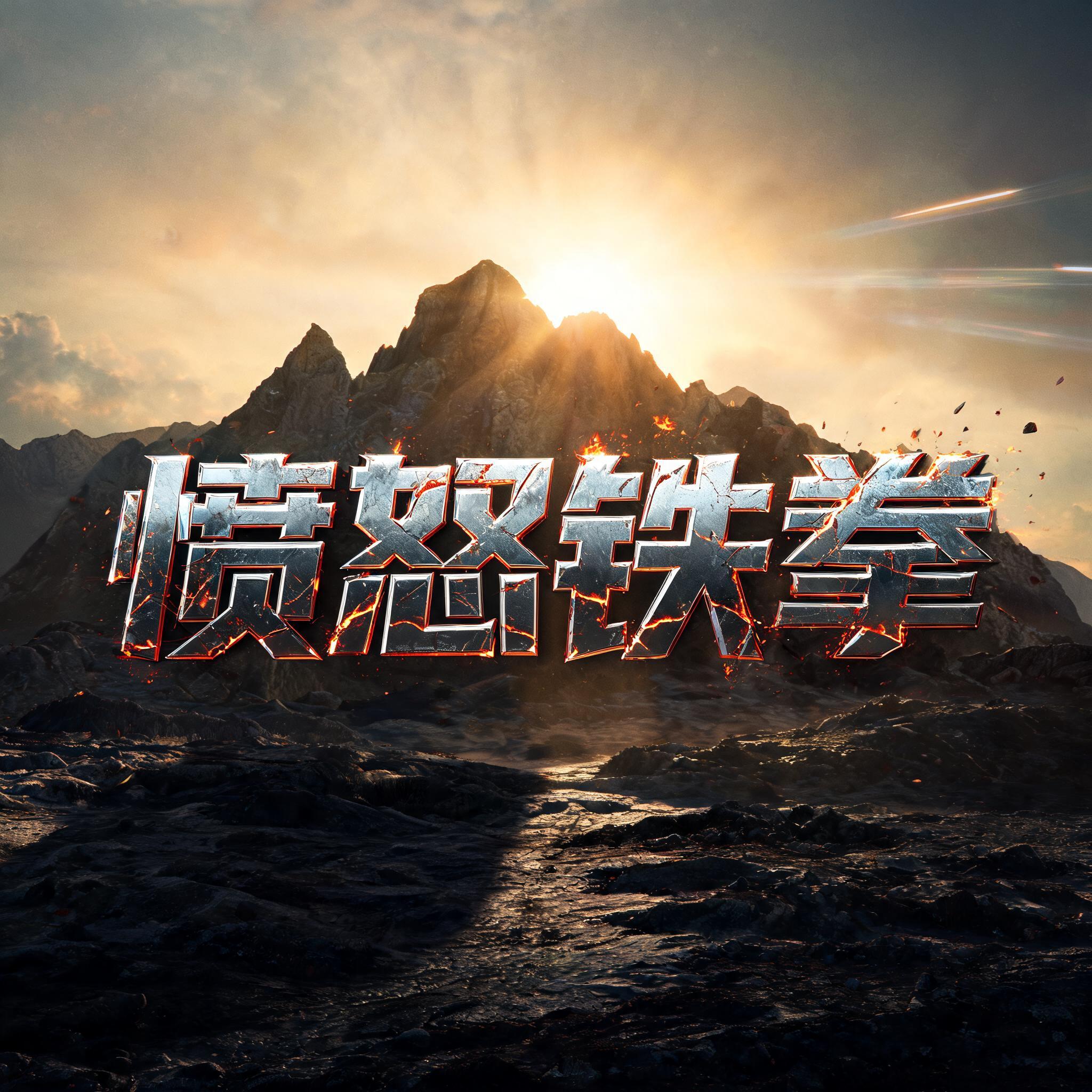 "愤怒铁拳" — Post Apocalyptic | AI Text Effect Generator