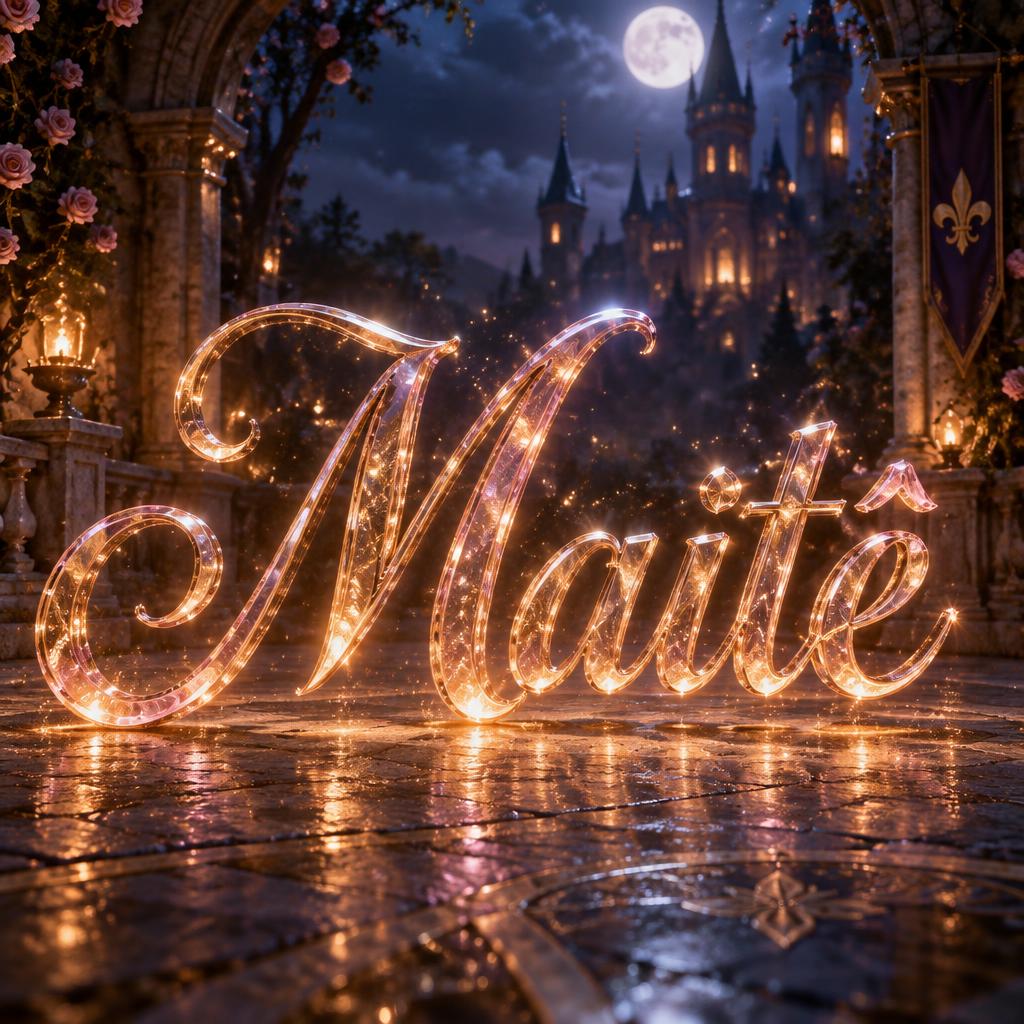 "Maitê" — Fairy Tale | AI Text Effect Generator