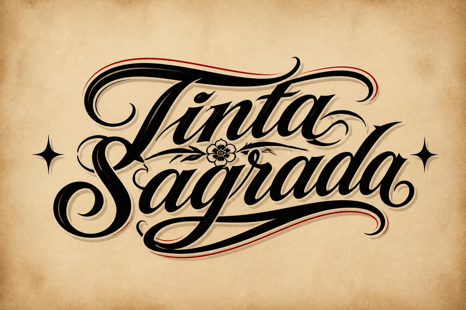 "Tinta Sagrada" — Chicano | AI Text Effect Generator