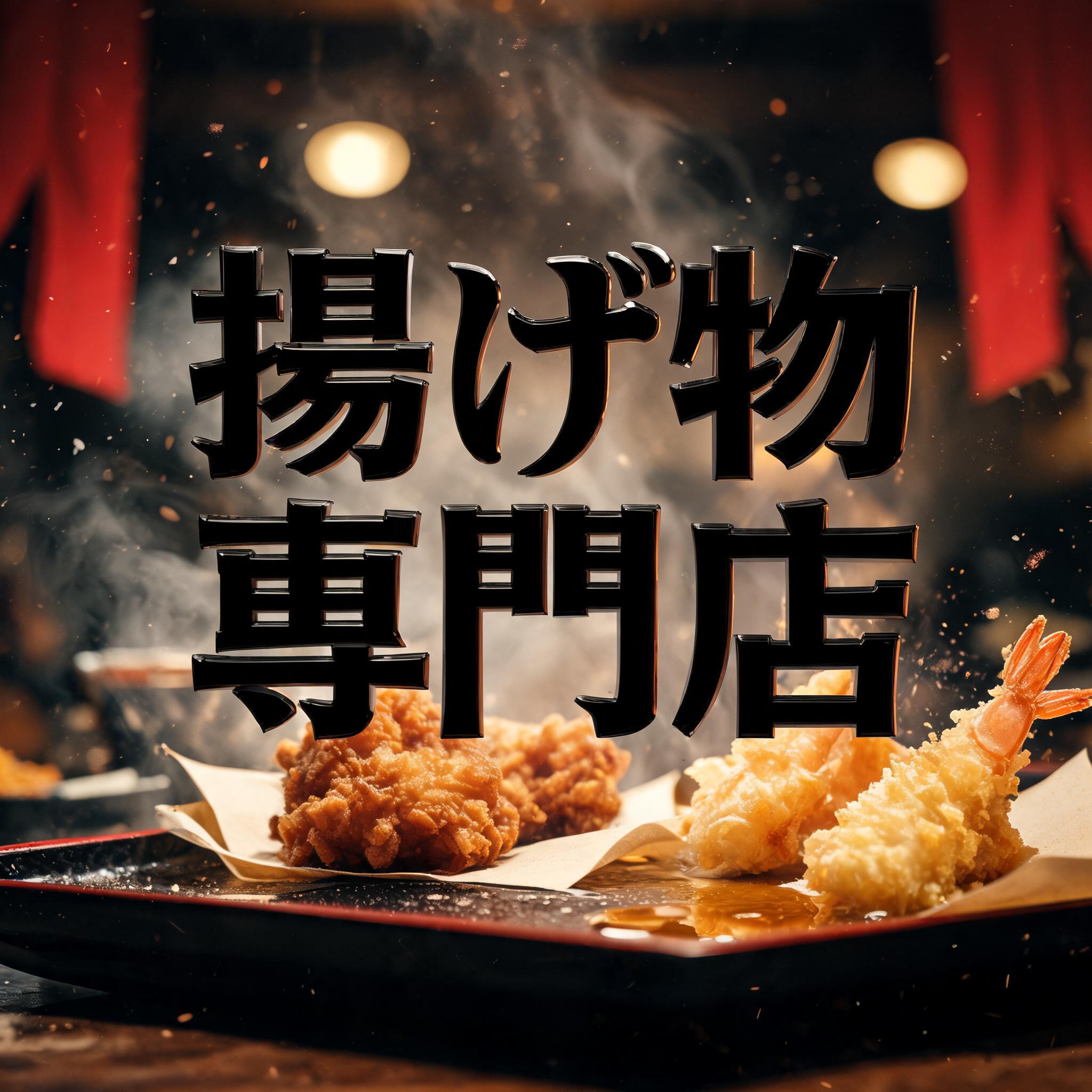 "揚げ物専門店" — Cinematic | AI Text Effect Generator