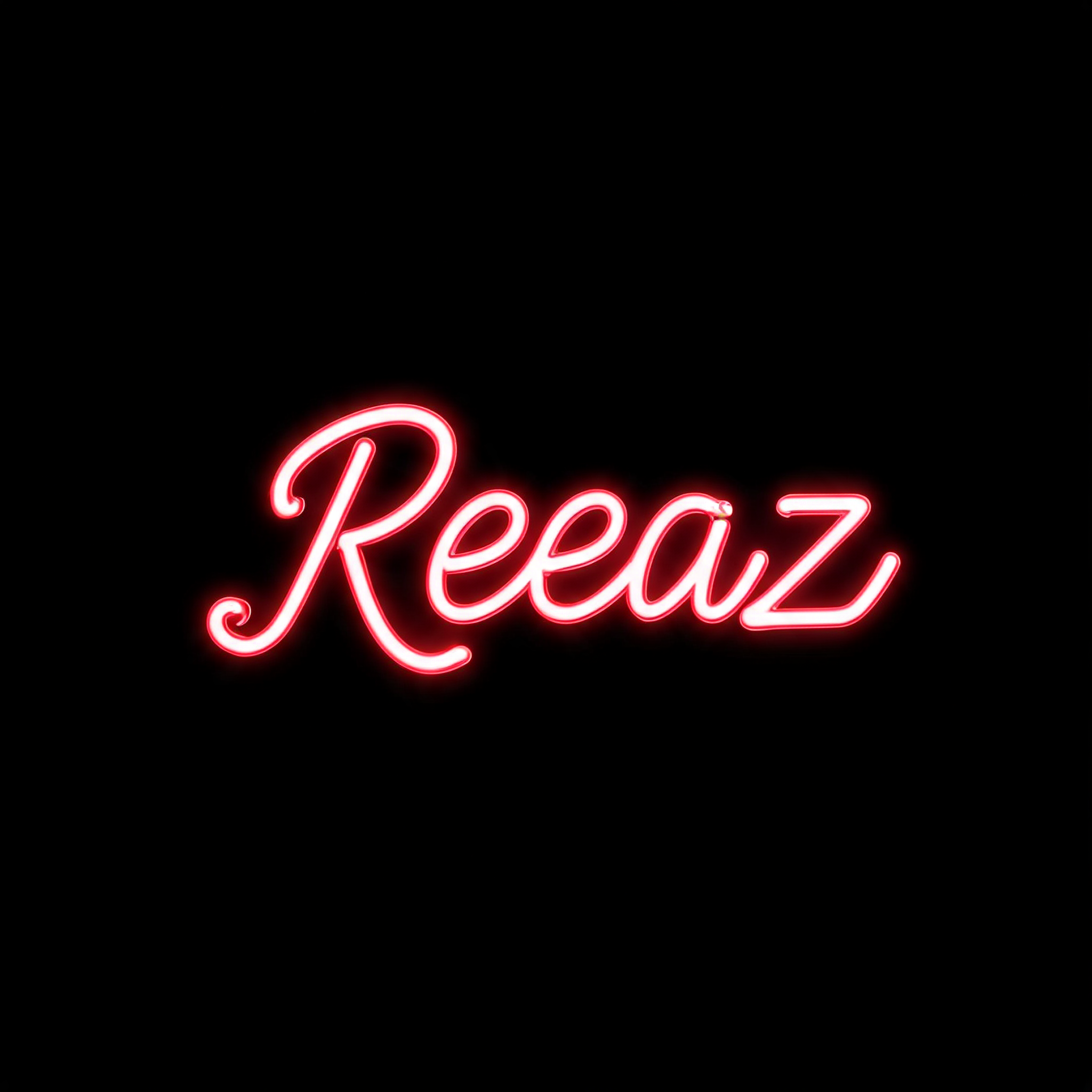"Reeaz" — Neon Sign | AI Text Effect Generator