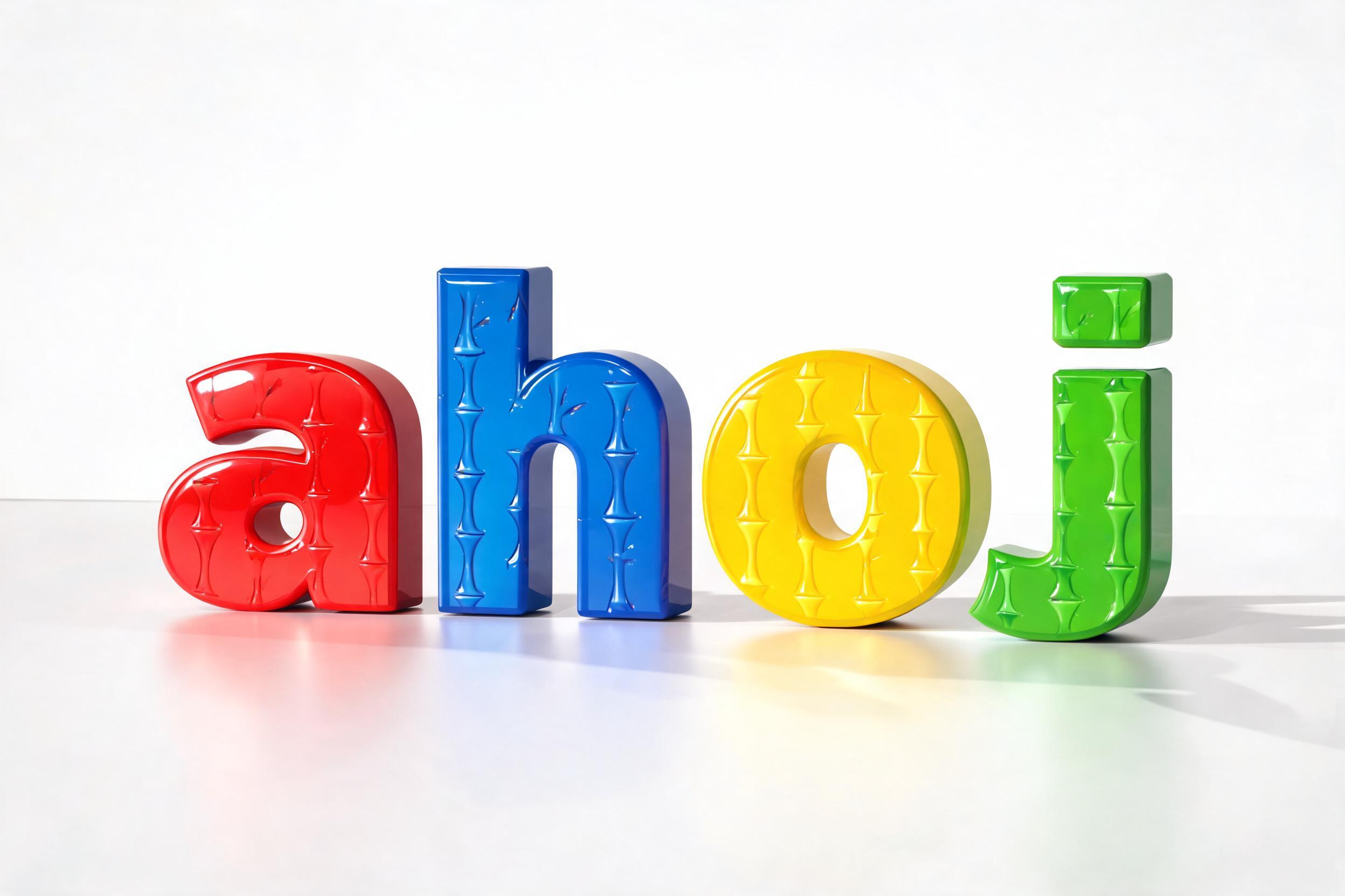 "ahoj" — 3d Bold | AI Text Effect Generator