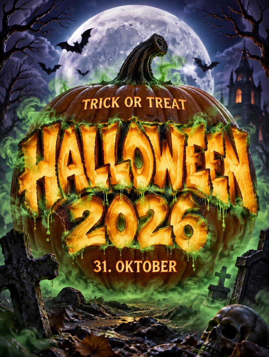 TRICK OR TREAT
HALLOWEEN 2026
31. OKTOBER