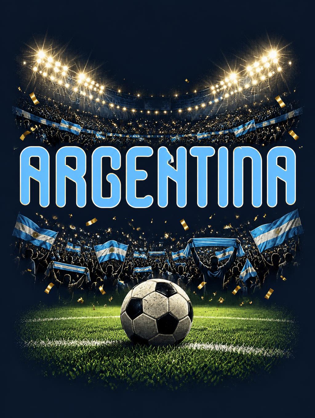 "ARGENTINA" — Sports Football | AI Text Effect Generator