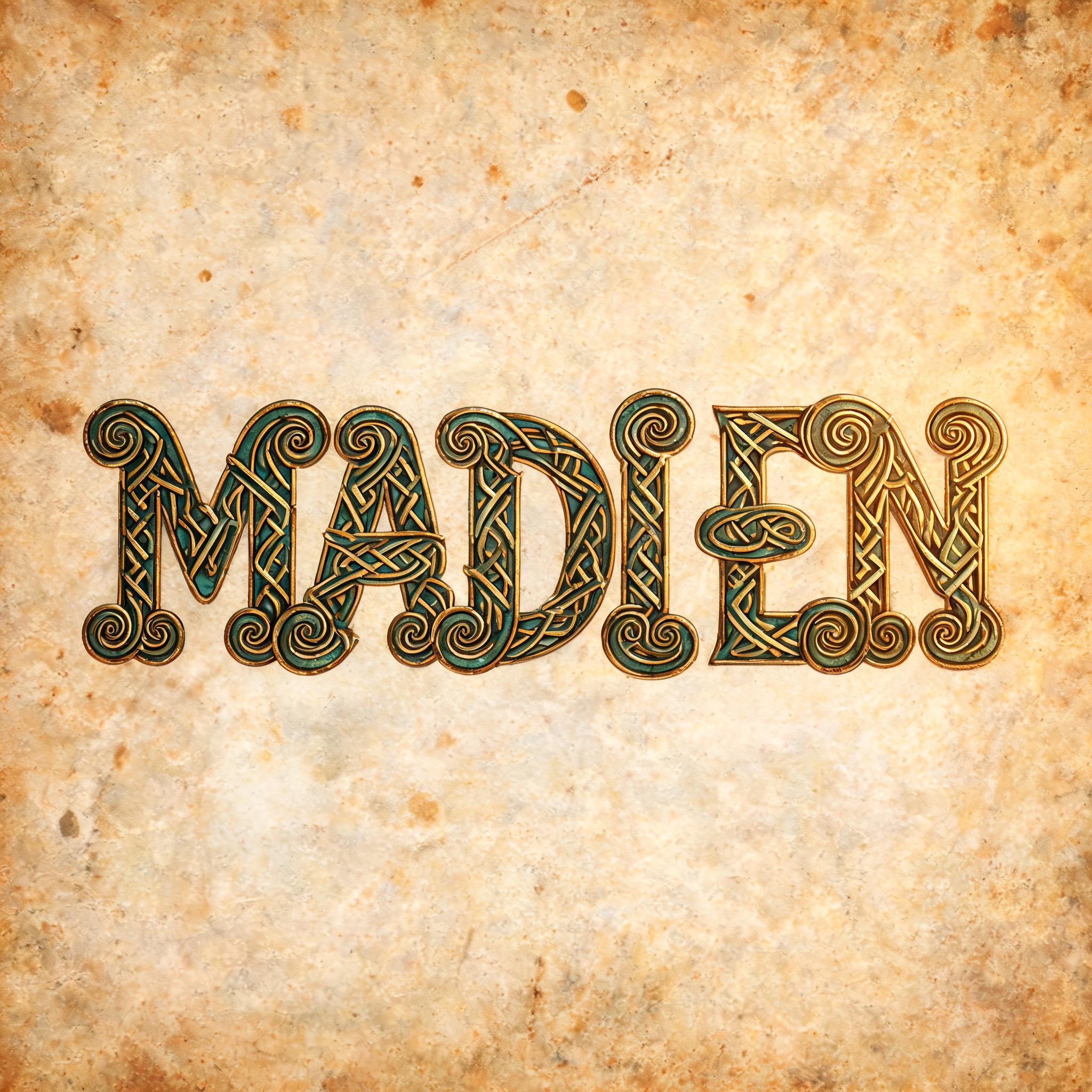 "Madlen" — Medieval | AI Text Effect Generator