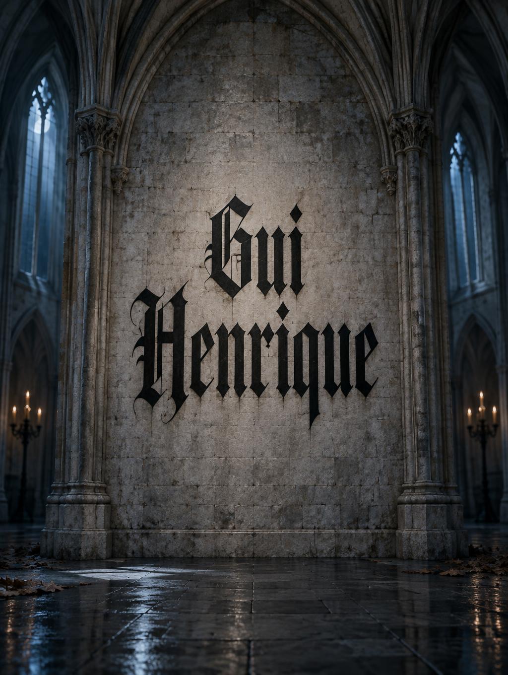 "Gui Henrique" —  | AI Text Effect Generator