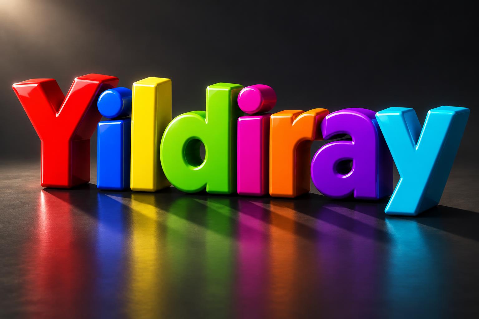 "Yildiray" — 3d Bold | AI Text Effect Generator