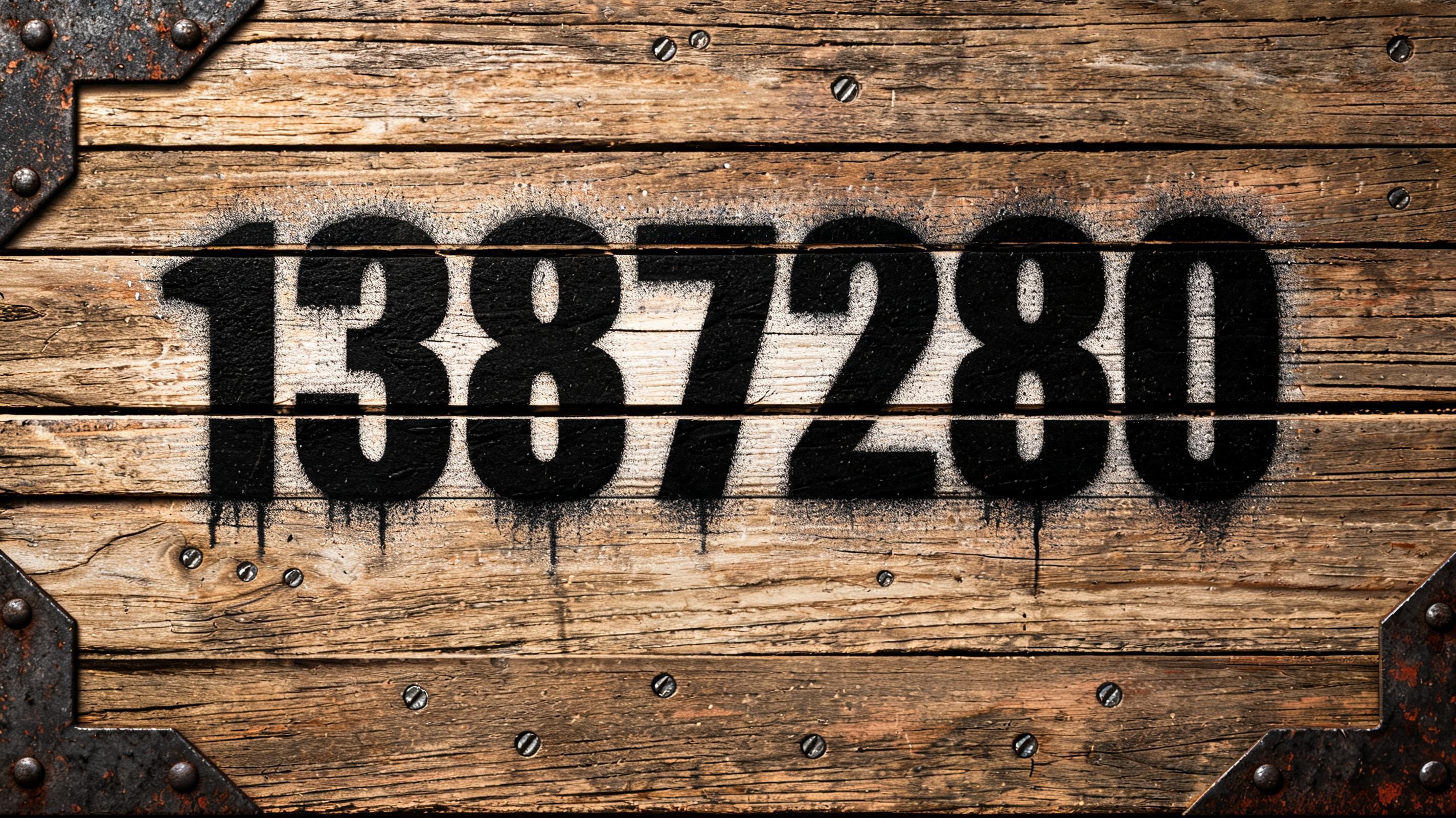 "1387280" — Stencil | AI Text Effect Generator