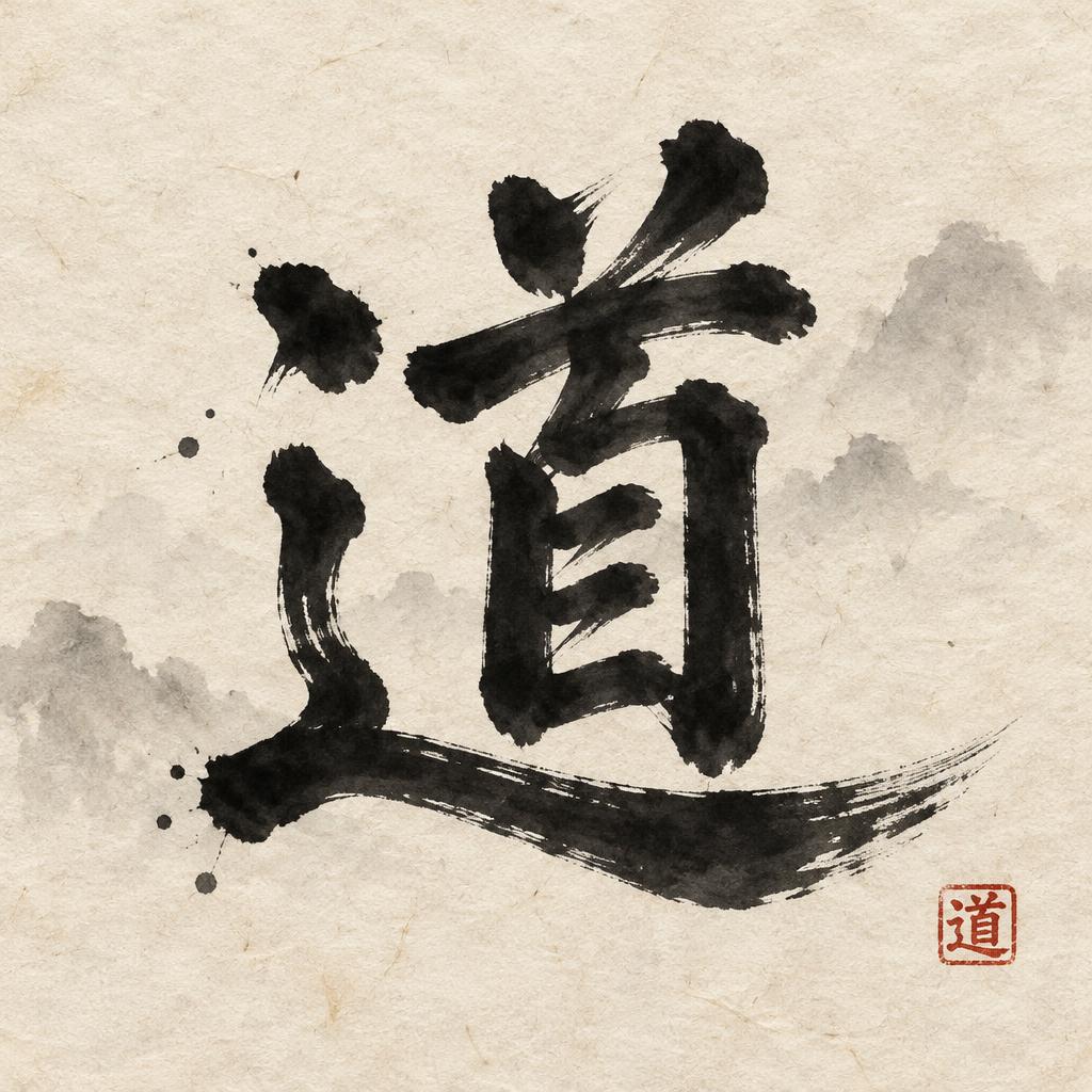 "道" — Brush Chinese Ink | AI Text Effect Generator
