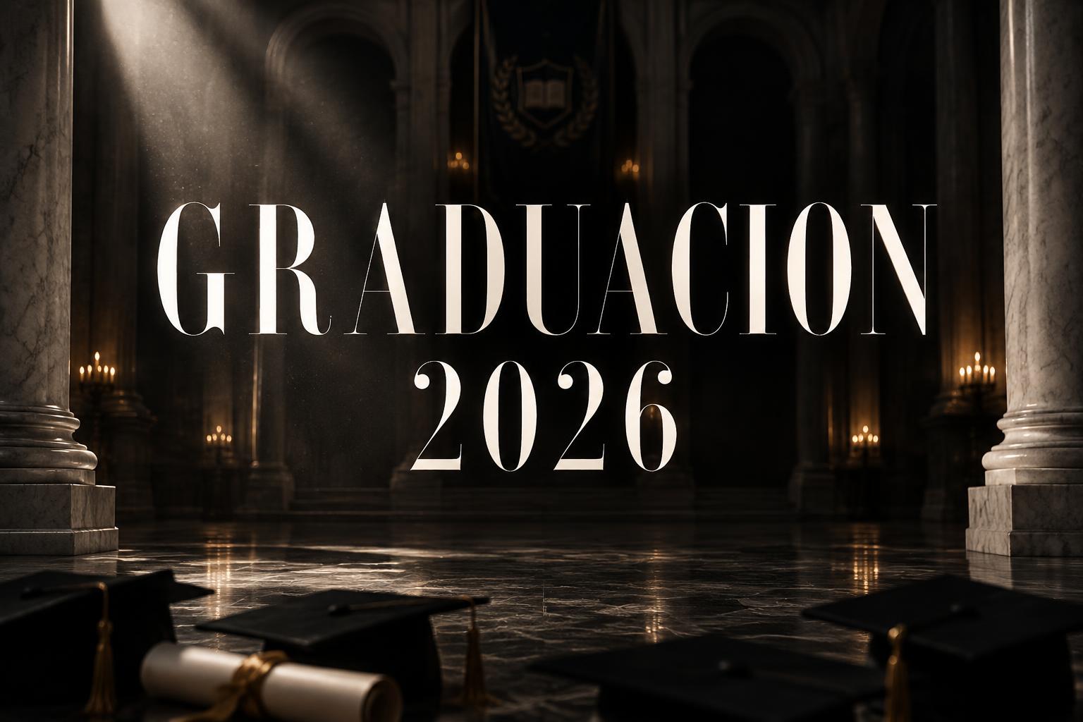 "GRADUACION 2026" —  | AI Text Effect Generator