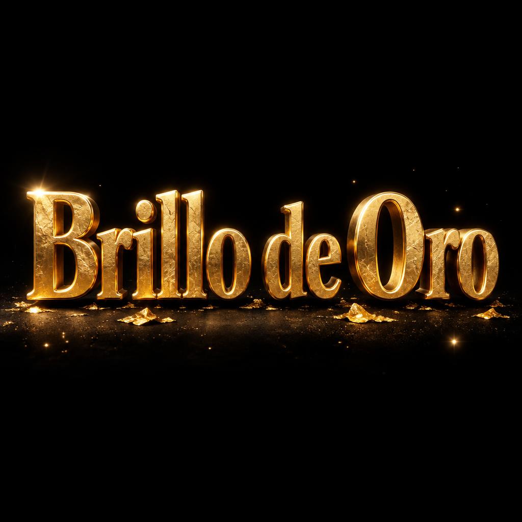 "Brillo de Oro" — Luxury Gold | AI Text Effect Generator