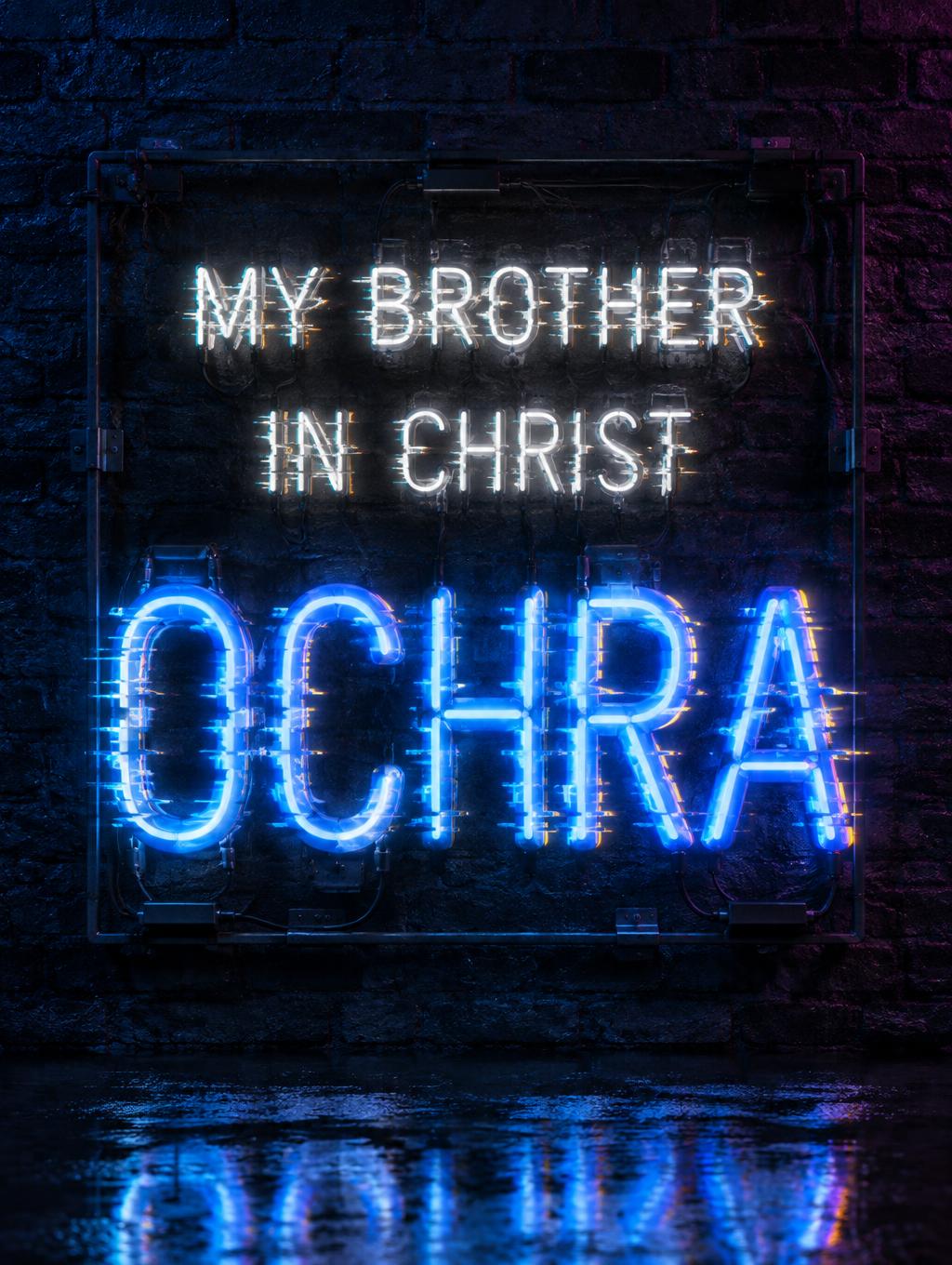 "MY BROTHER
IN CHRIST
OCHRA" — Neon Glow | AI Text Effect Generator