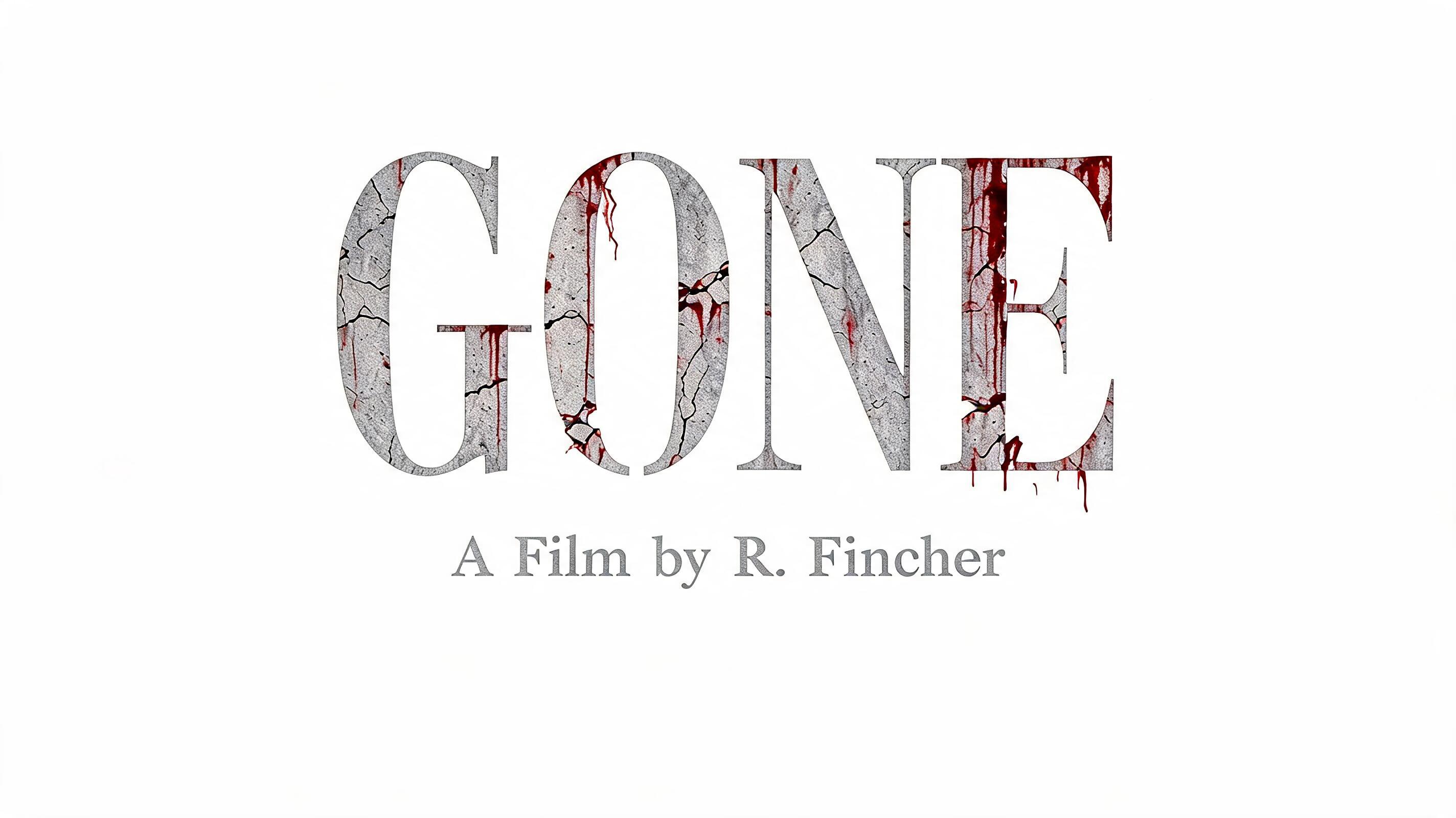 "GONE
A Film by R. Fincher" — Cinematic Horror | AI Text Effect Generator