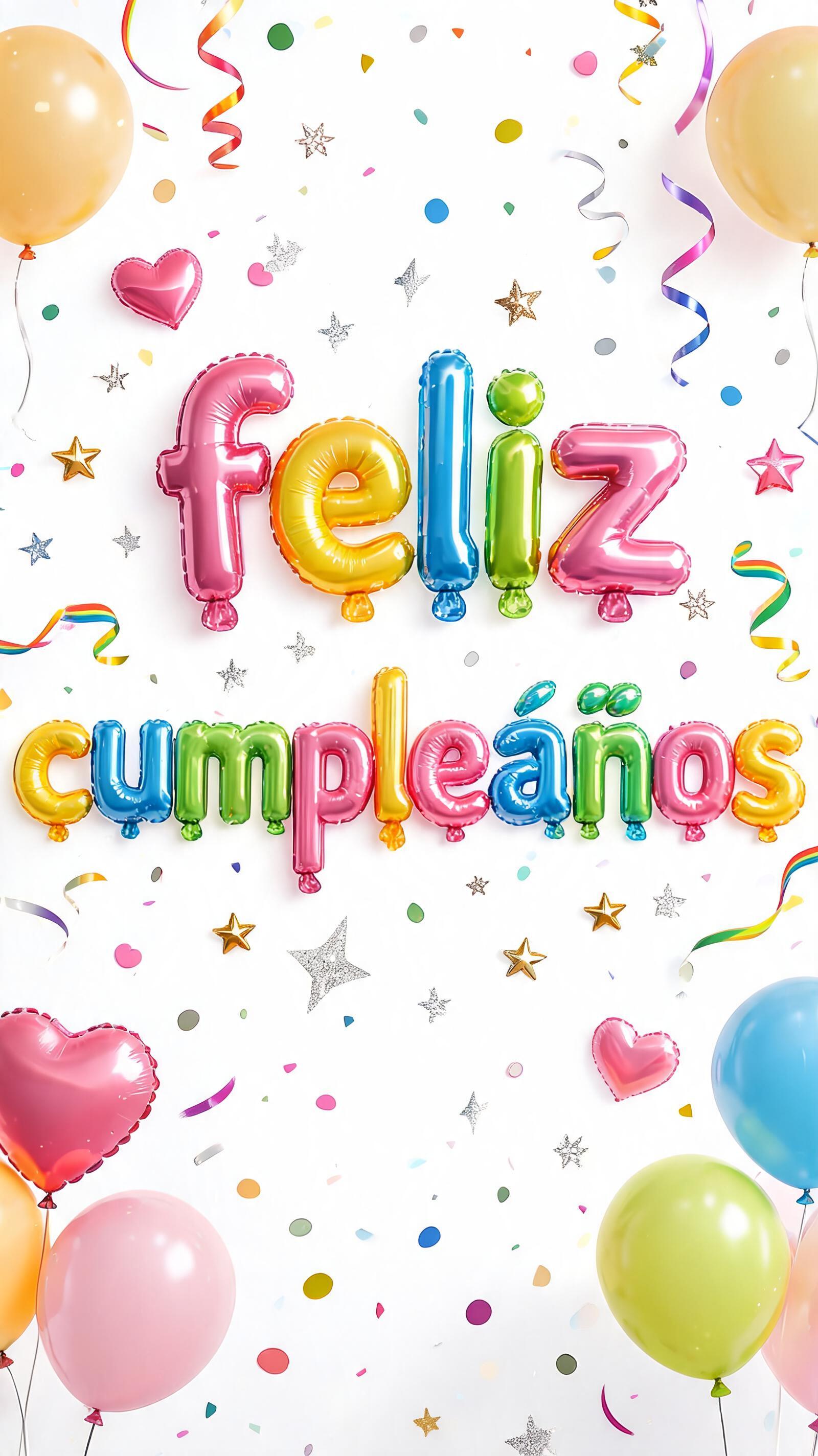 "feliz cumpleaños" — Kids Gift text effect