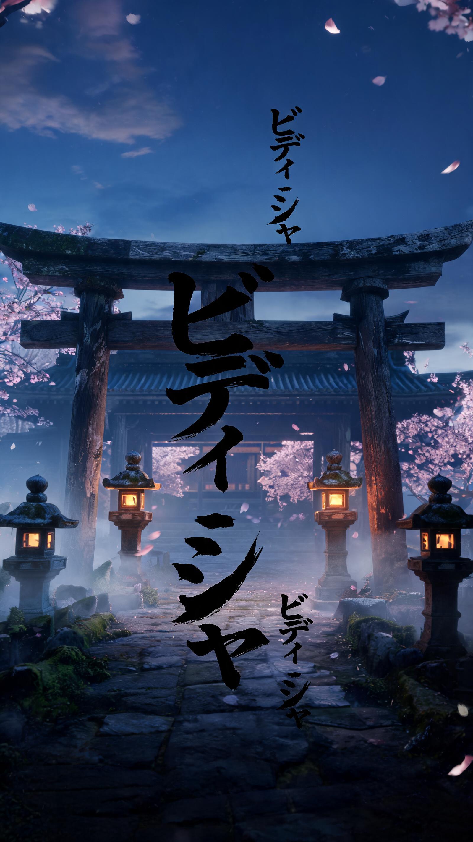 "Bidisha write this in vertical japanese and looks like it's a samurai style" — Brush Japanese Ink | AI Text Effect Generator