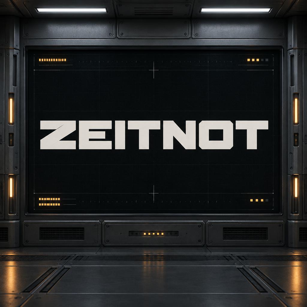 "ZEITNOT" —  | AI Text Effect Generator