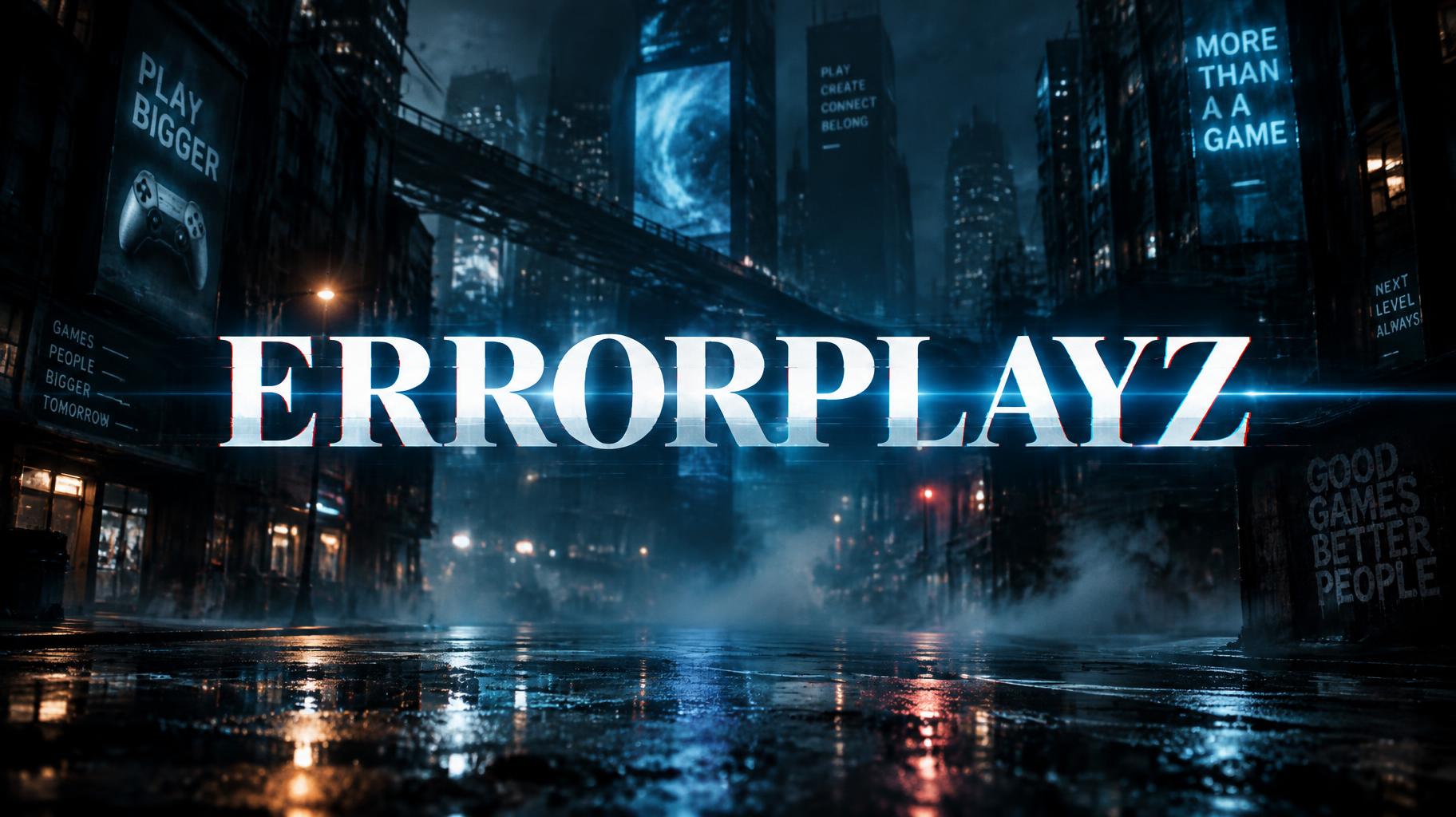 "ERRORPLAYZ" — Cinematic Netflix | AI Text Effect Generator