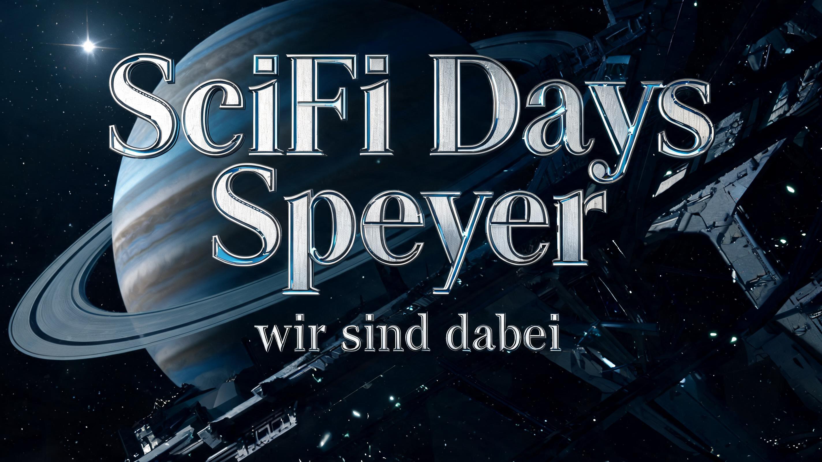 "SciFi Days Speyer


wir sind dabei" — Cinematic Scifi text effect