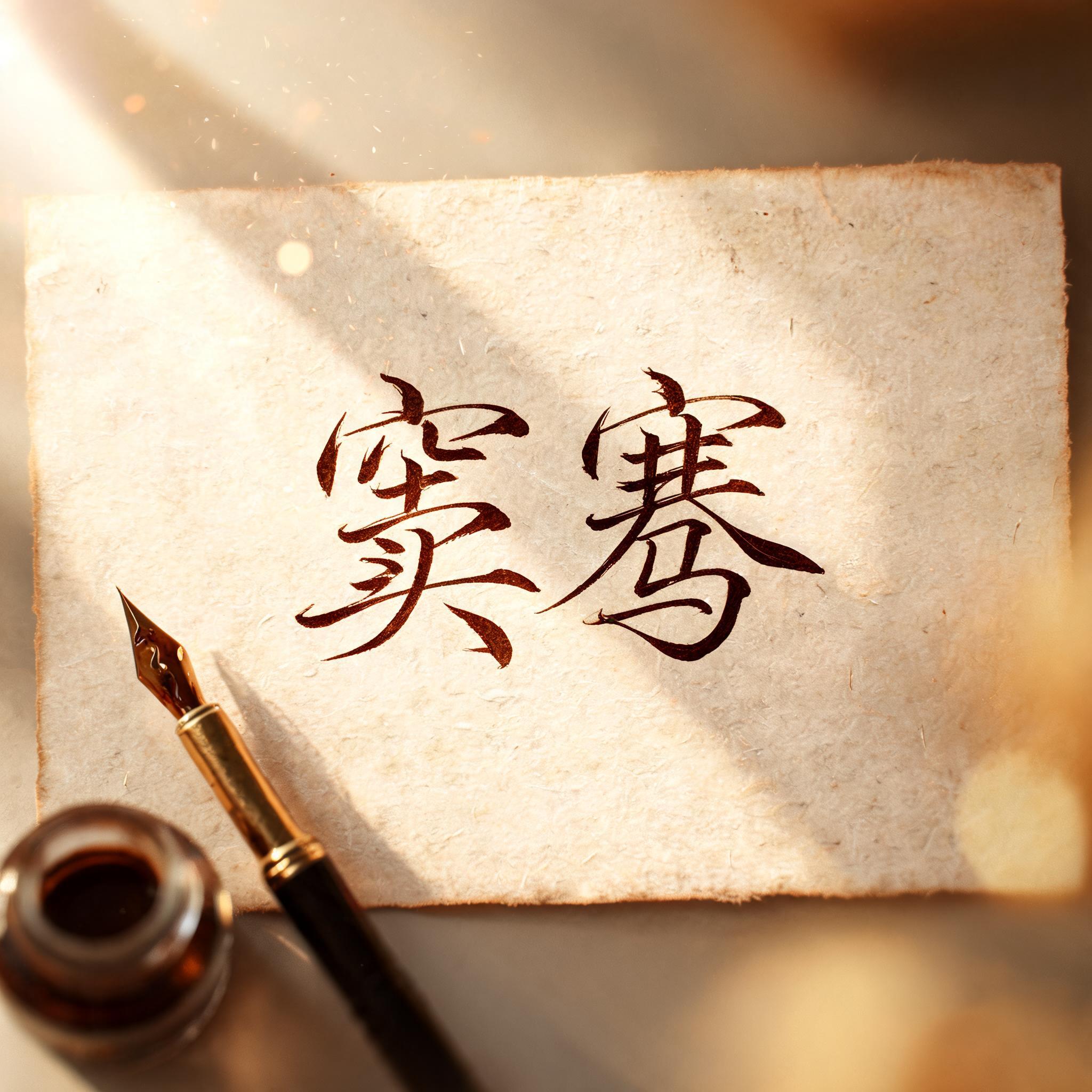 "窦骞" — Handwritten Script | AI Text Effect Generator