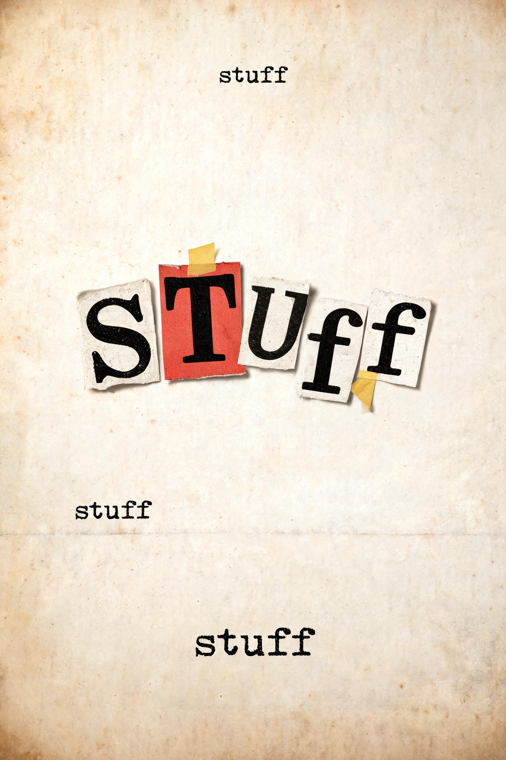 "stuff" — Typewriter | AI Text Effect Generator