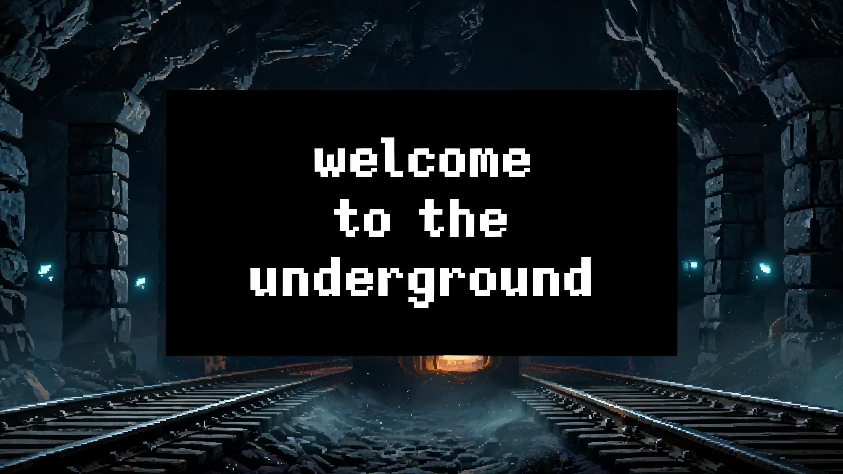 "Welcome To The Underground" —  | AI Text Effect Generator