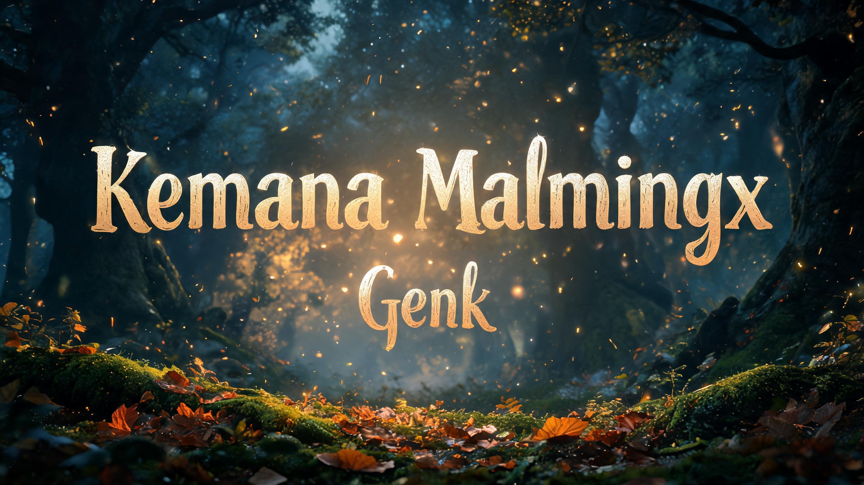 "Kemana Malmingx Genk" — Fairy Tale text effect