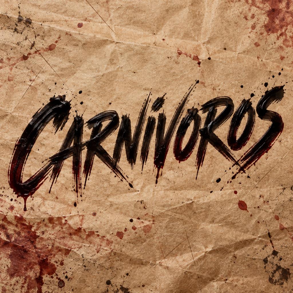 "CARNIVOROS" — Brush Stroke | AI Text Effect Generator