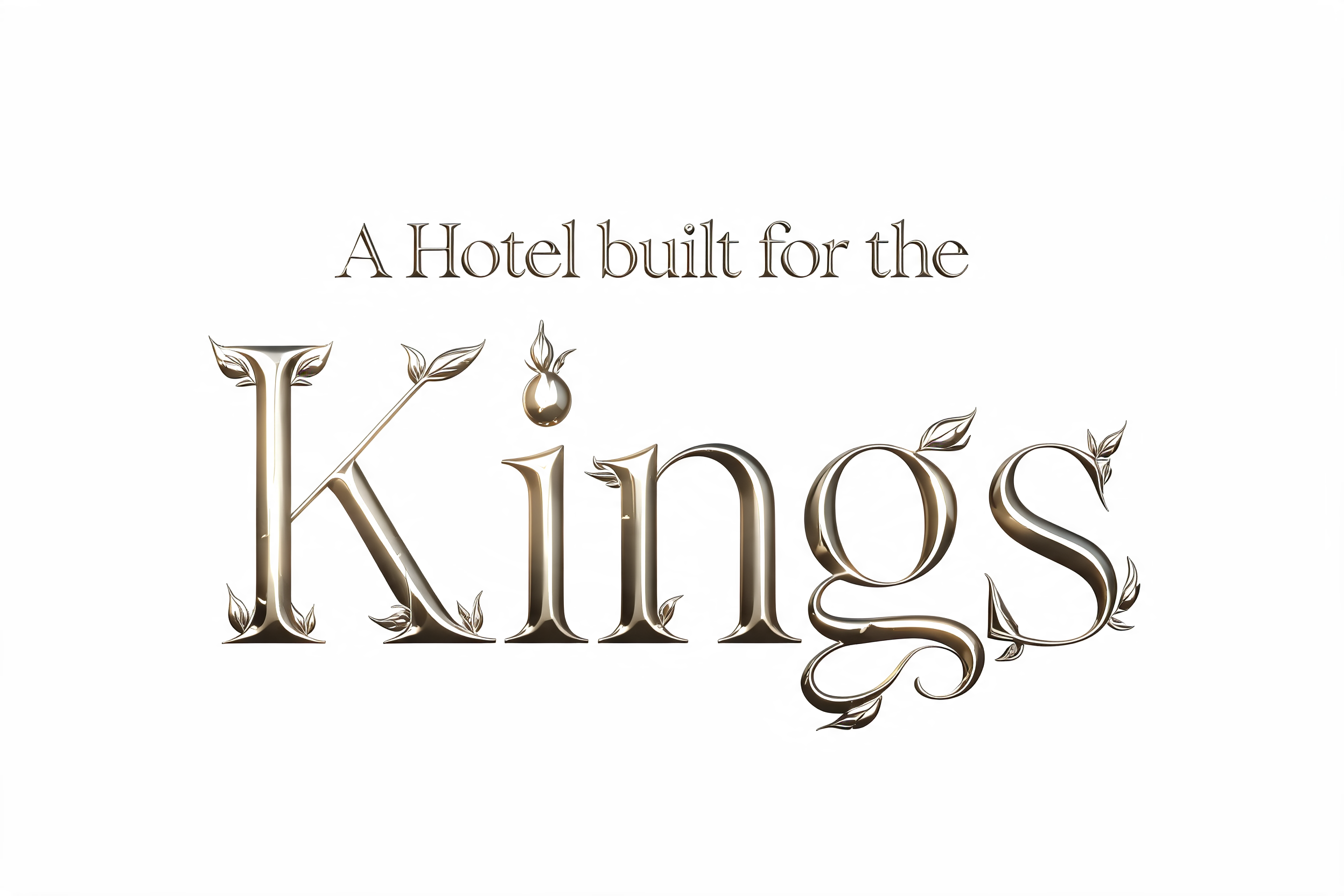 "A Hotel built for the Kings" —  | AI Text Effect Generator