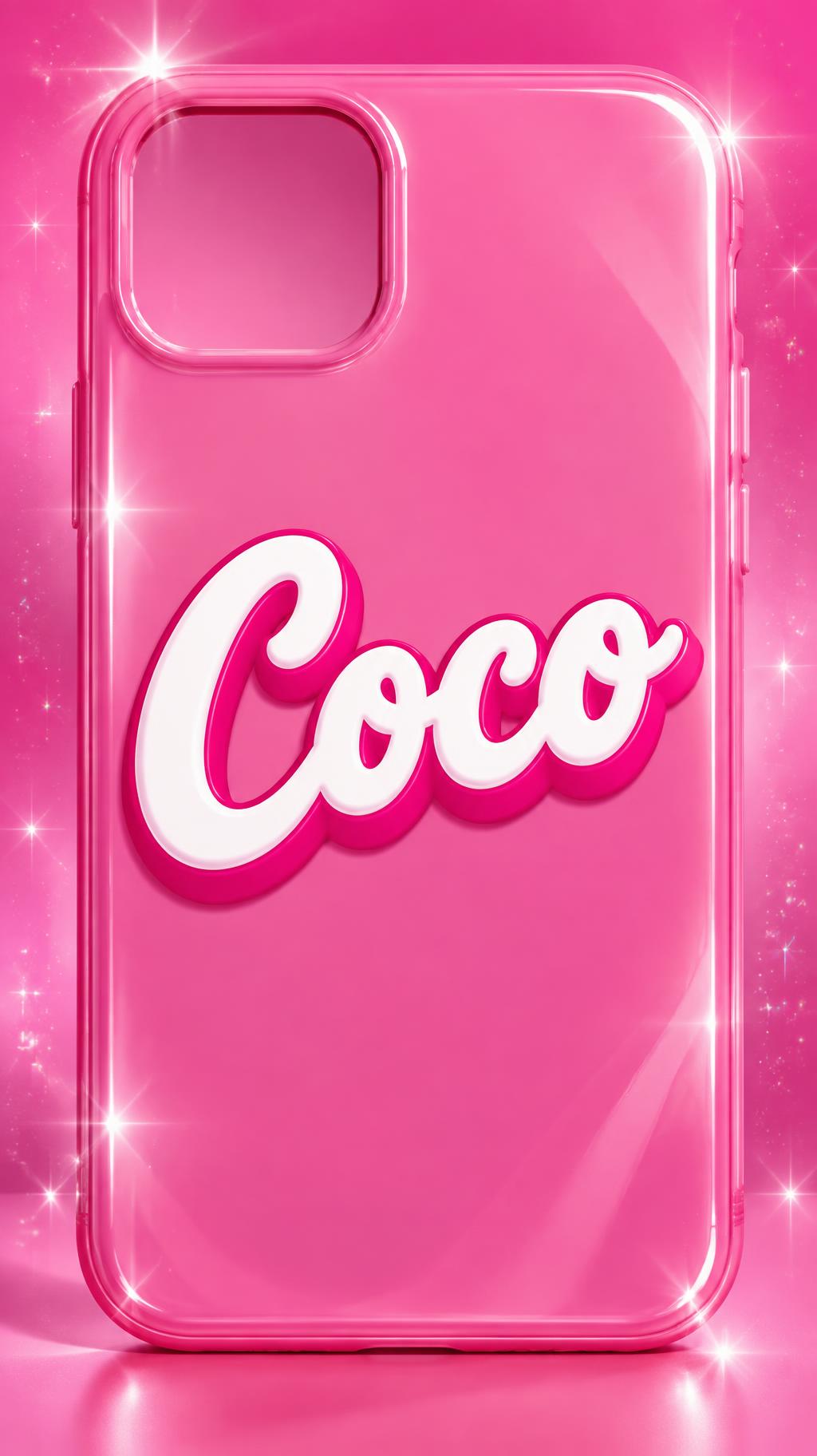 "Coco" — Barbie | AI Text Effect Generator