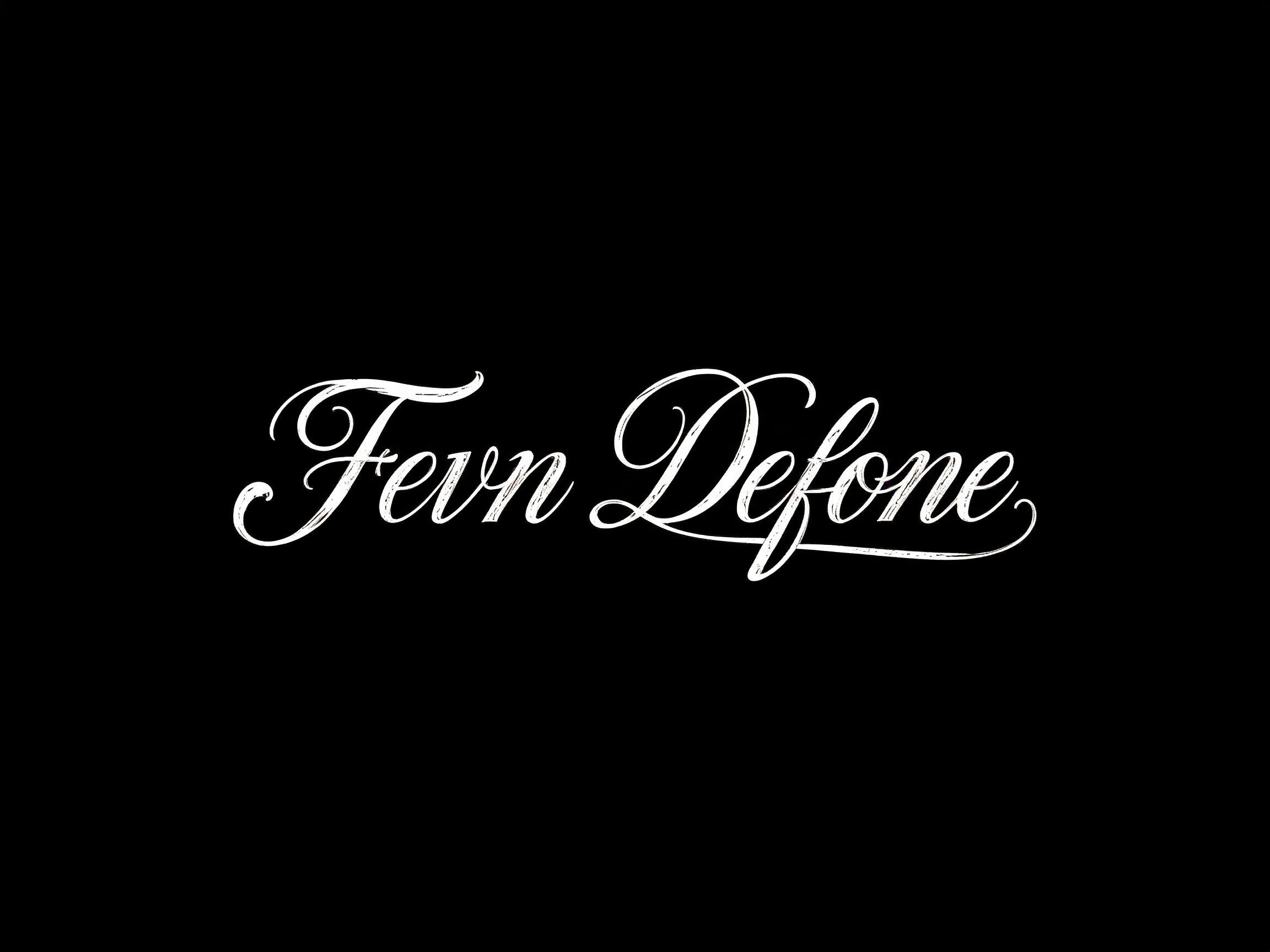"Fevn Defone" —  | AI Text Effect Generator