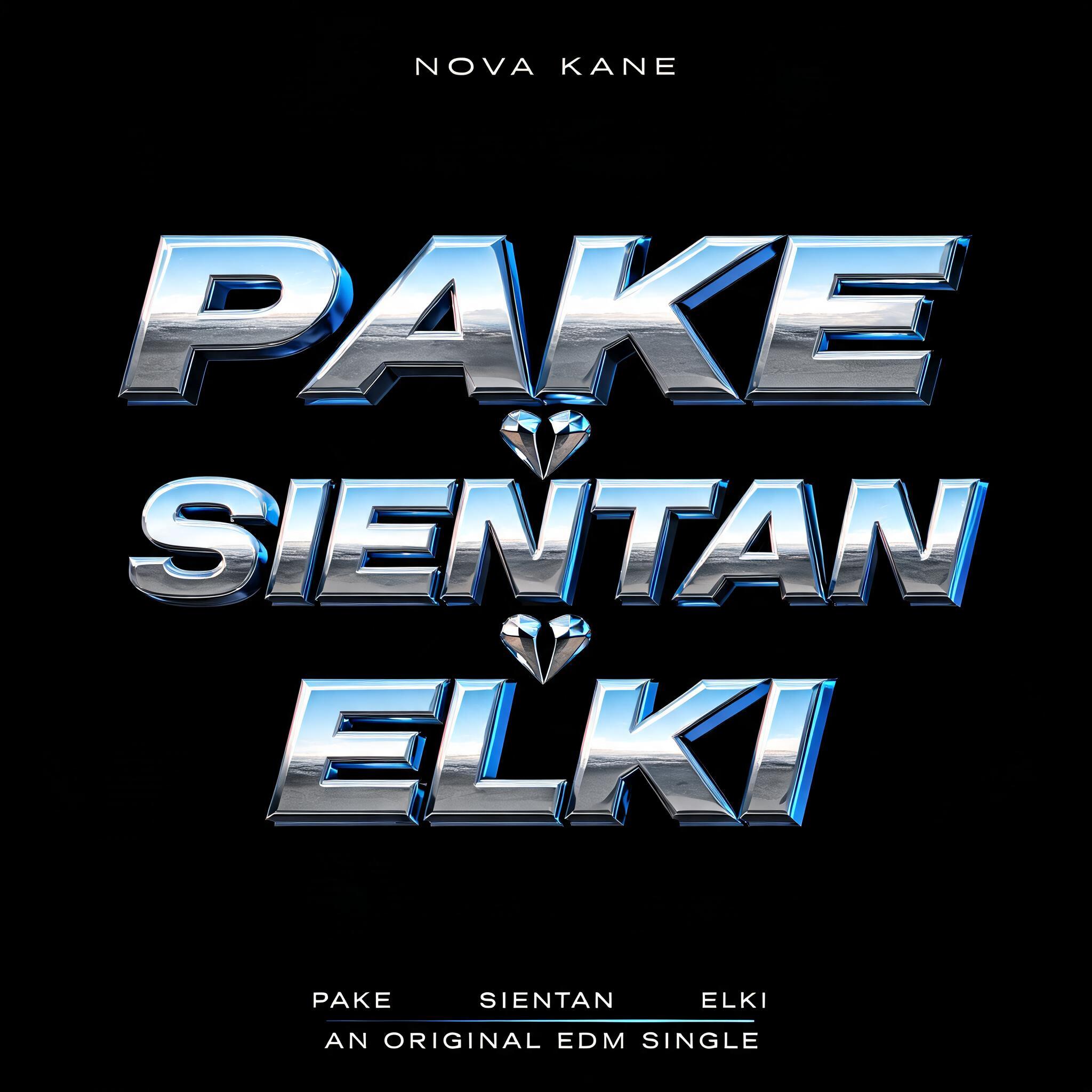 "PAKE     SIENTAN      ELKI" — Chrome Metal 3d | AI Text Effect Generator