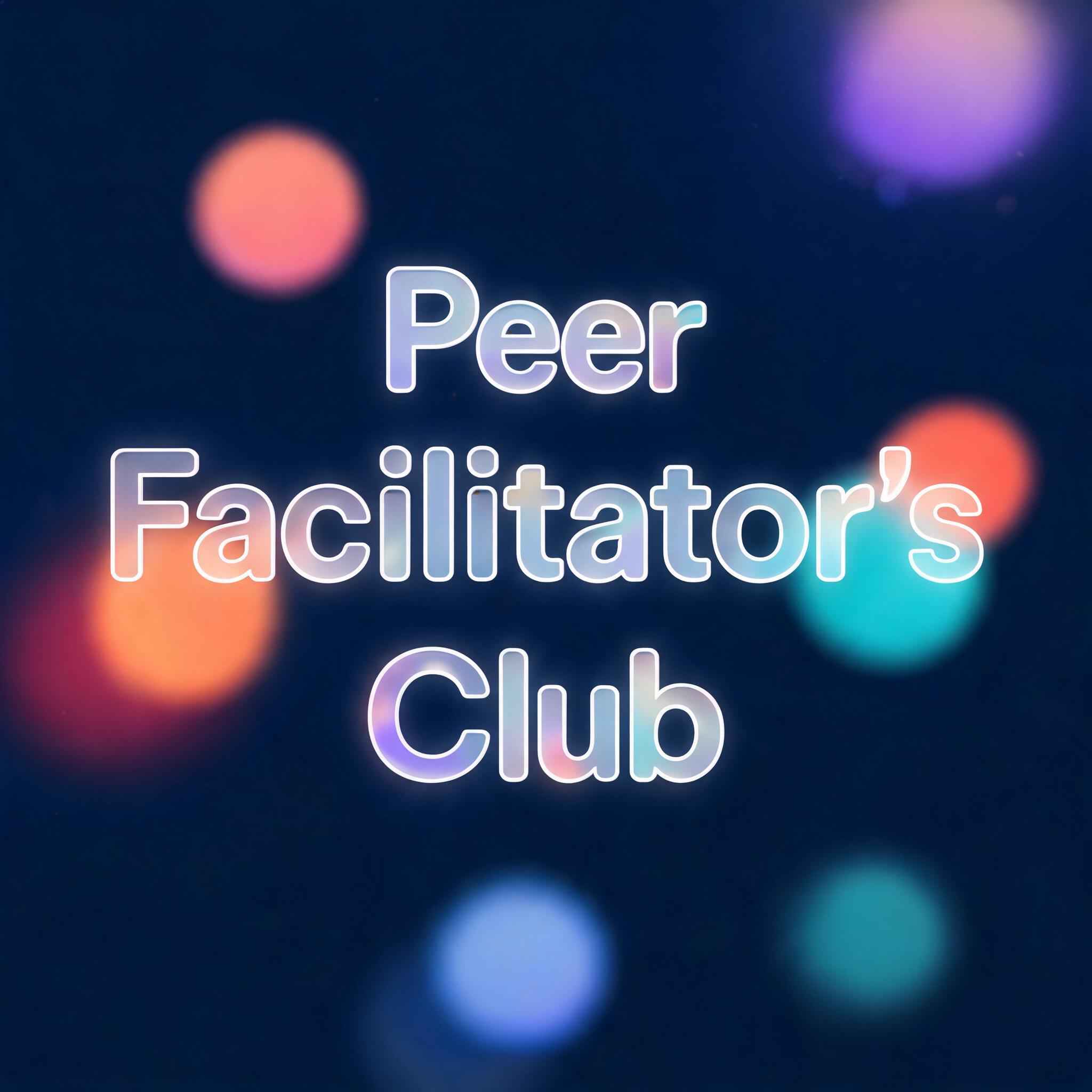 "Peer
Facilitator's
Club" — Glass Morphism | AI Text Effect Generator