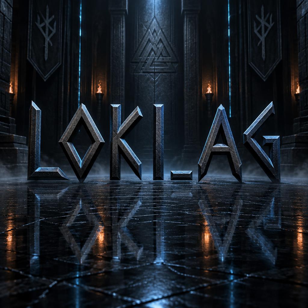 "NEED IT TO SAY: LOKI_AG" — Viking Runic | AI Text Effect Generator