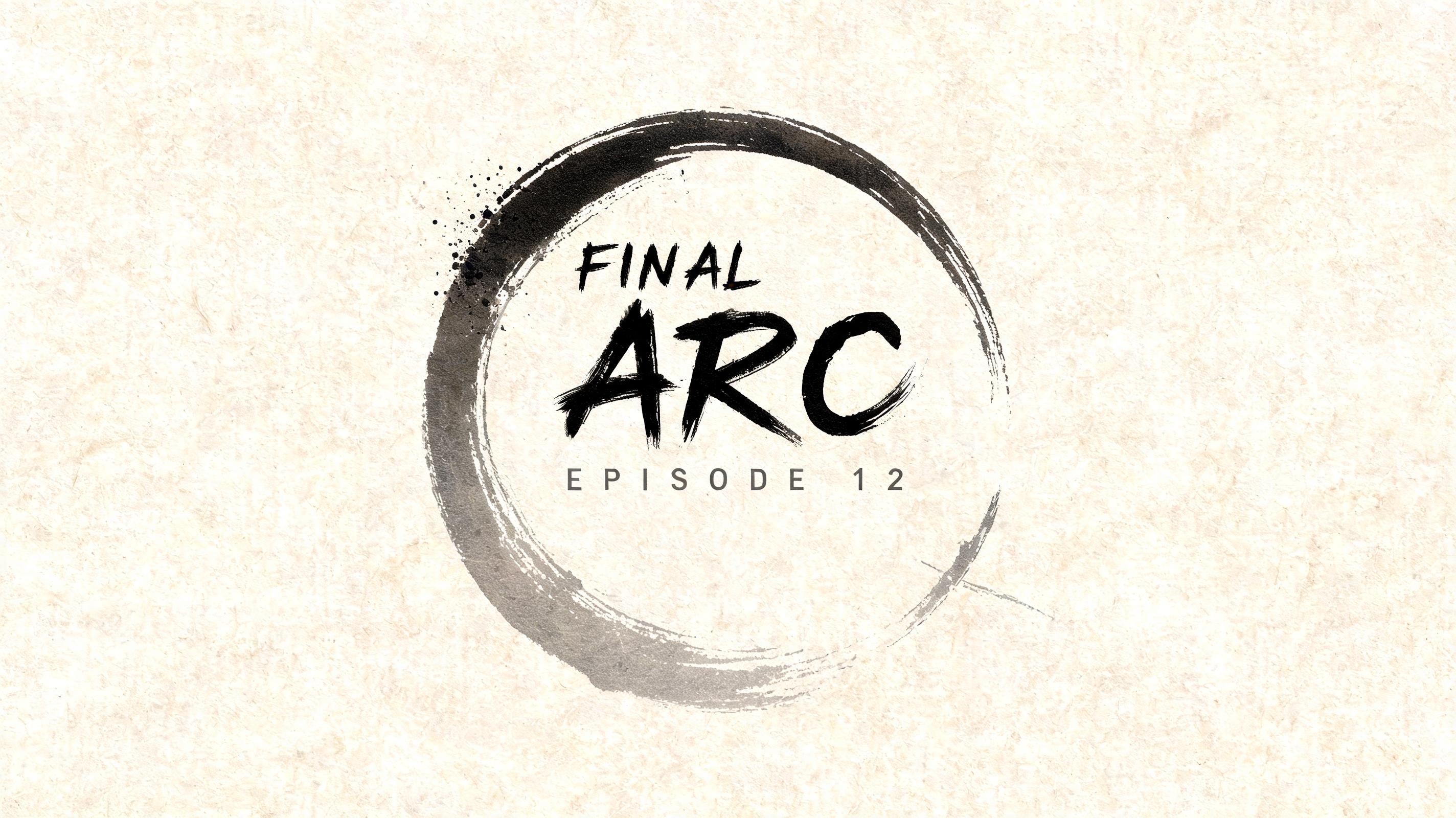 "FINAL
ARC
EPISODE 12" — Brush Japanese Ink | AI Text Effect Generator