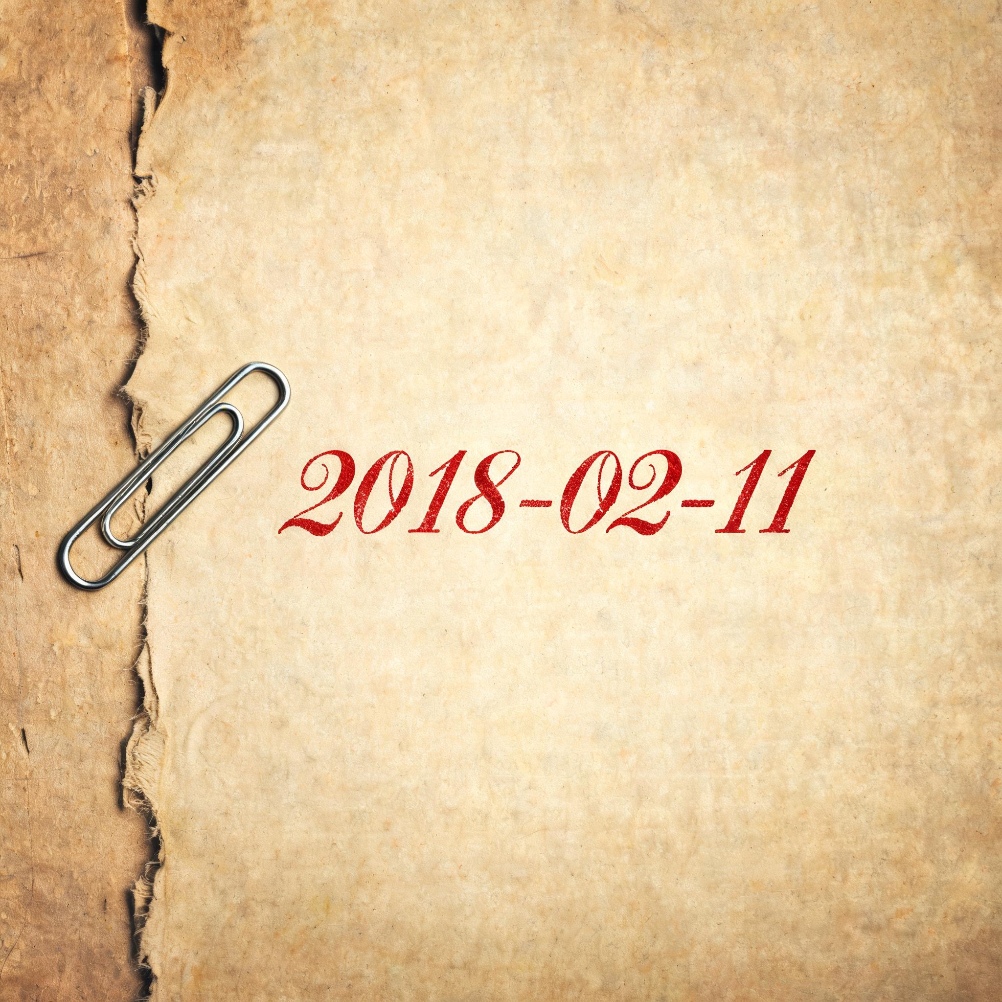 "2018 - 02 - 11" — Vintage | AI Text Effect Generator