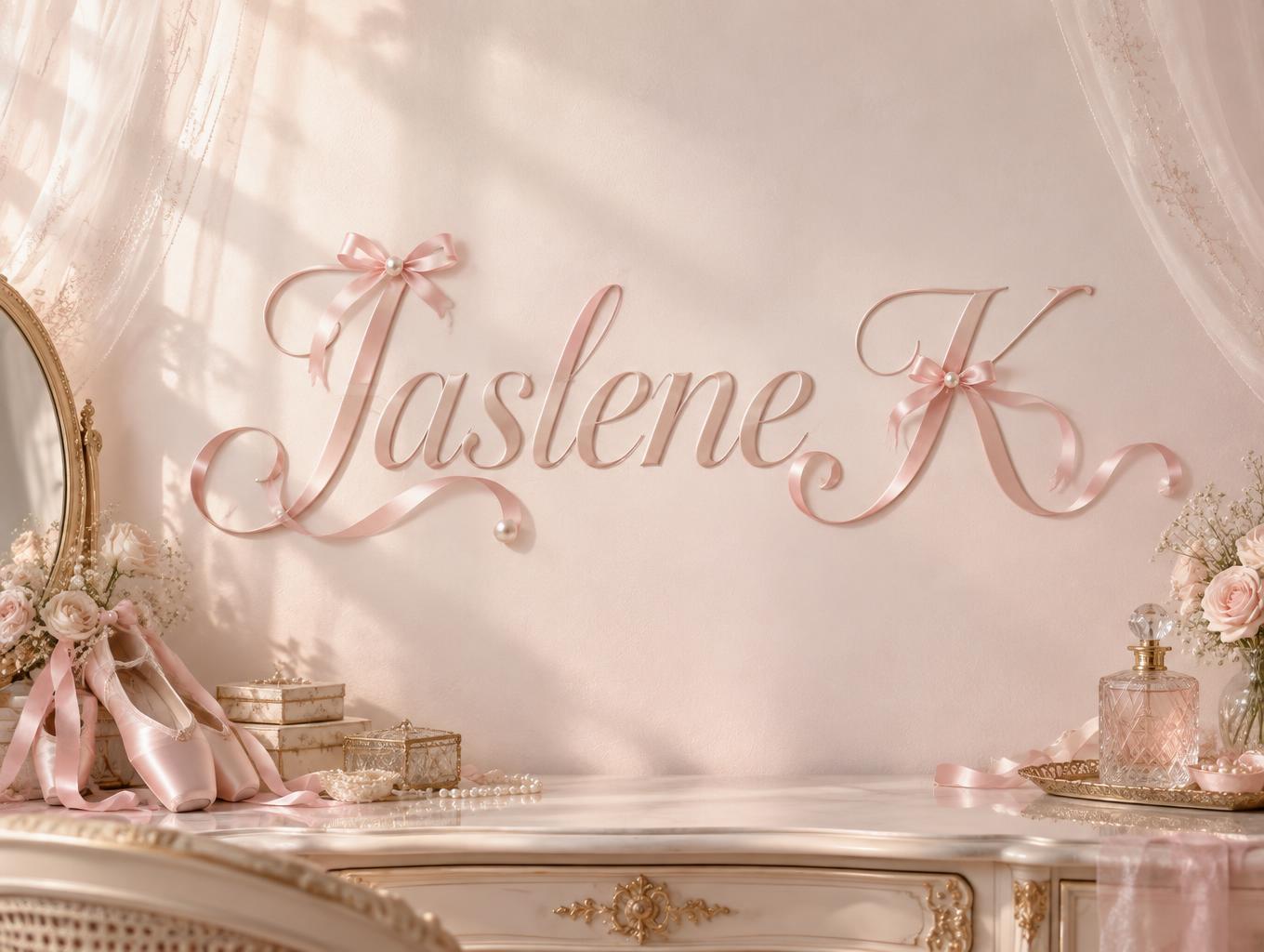 "Jaslene K" —  | AI Text Effect Generator