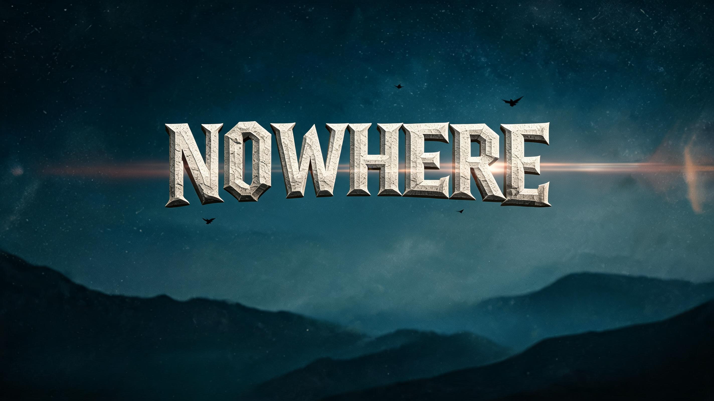 "Nowhere" — Cinematic Netflix | AI Text Effect Generator
