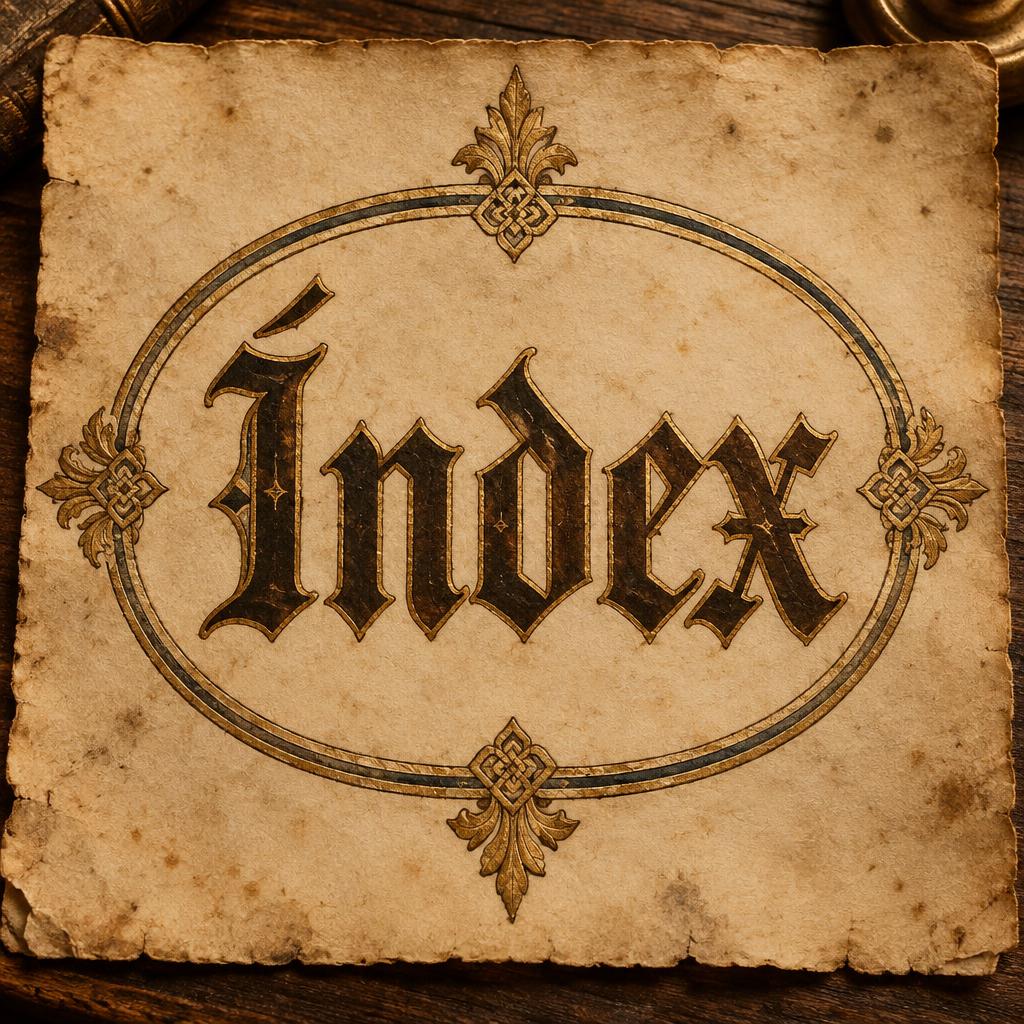 "Índex" — Vintage | AI Text Effect Generator
