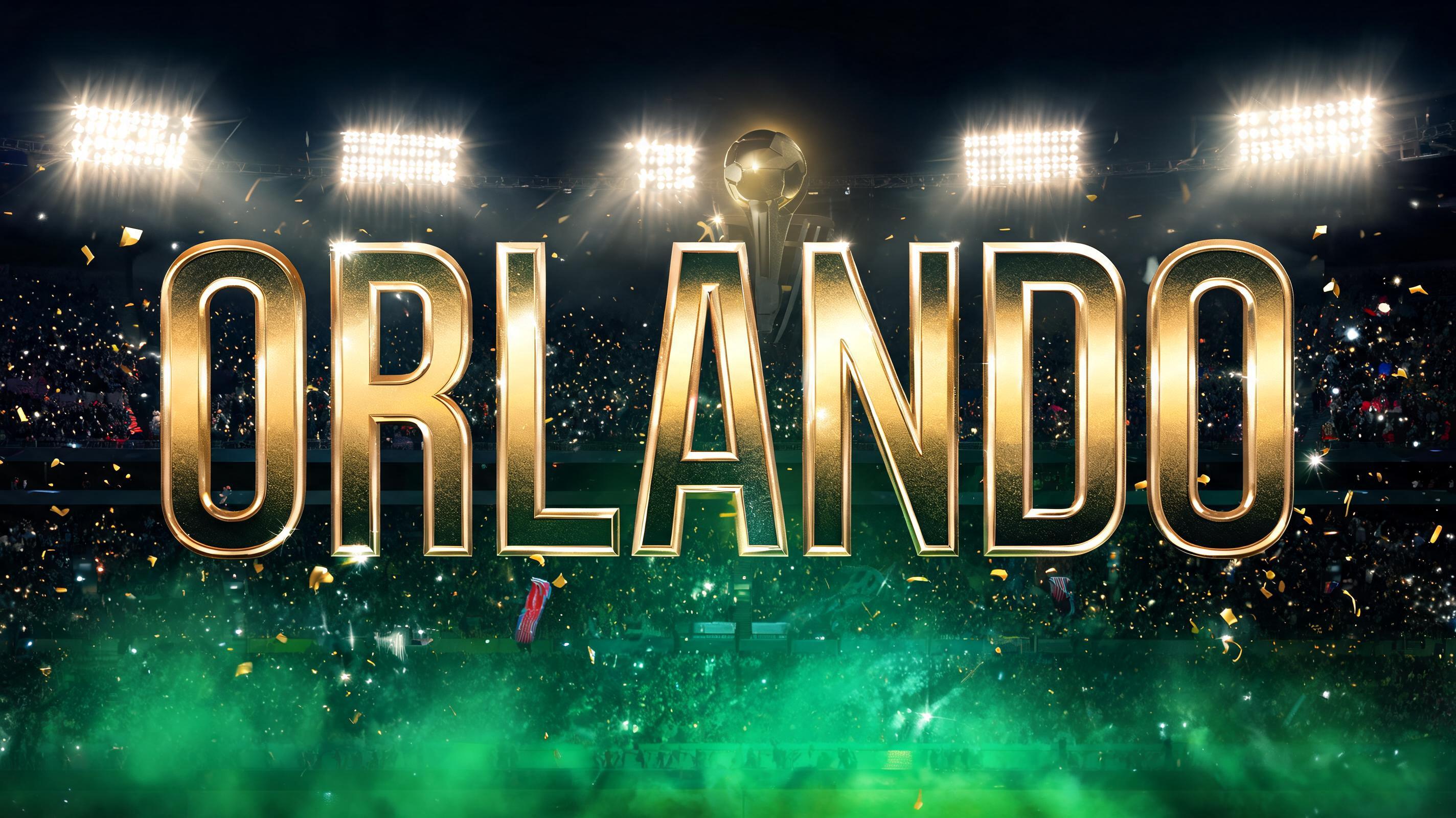 "ORLANDO" — Sports Football | AI Text Effect Generator