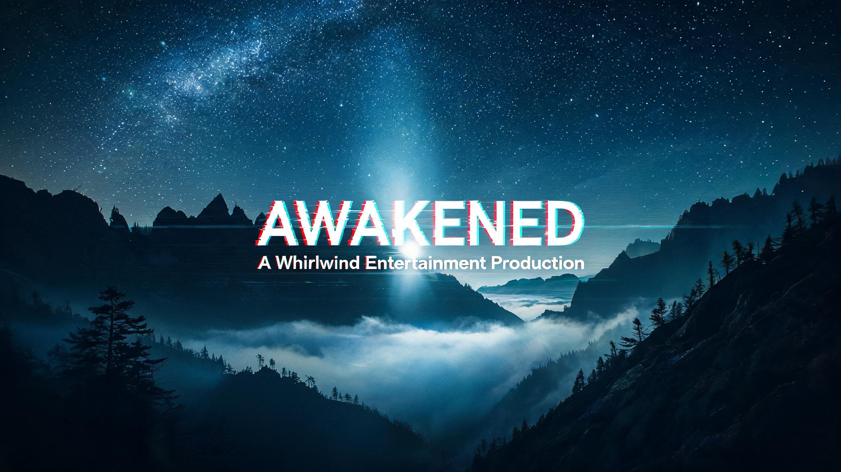 "AWAKENED
A Whirlwind Entertainment Production" — Cinematic Netflix | AI Text Effect Generator
