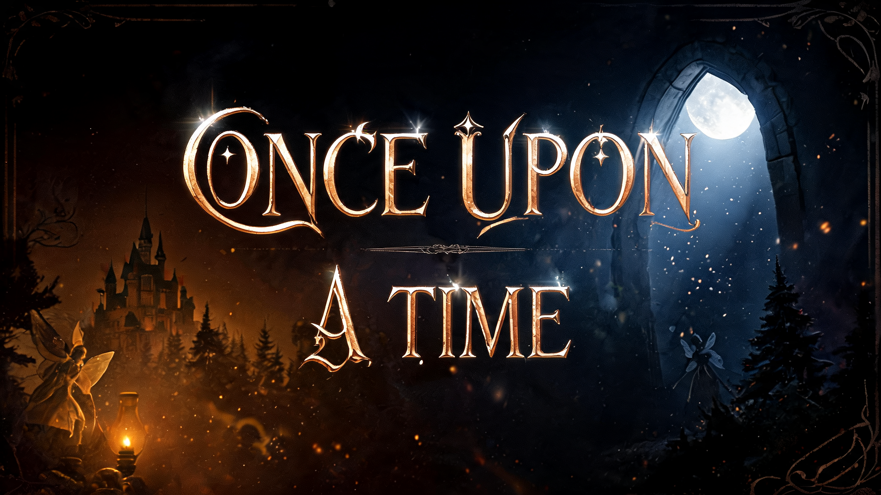 "ONCE UPON
A TIME" — Fairy Tale text effect