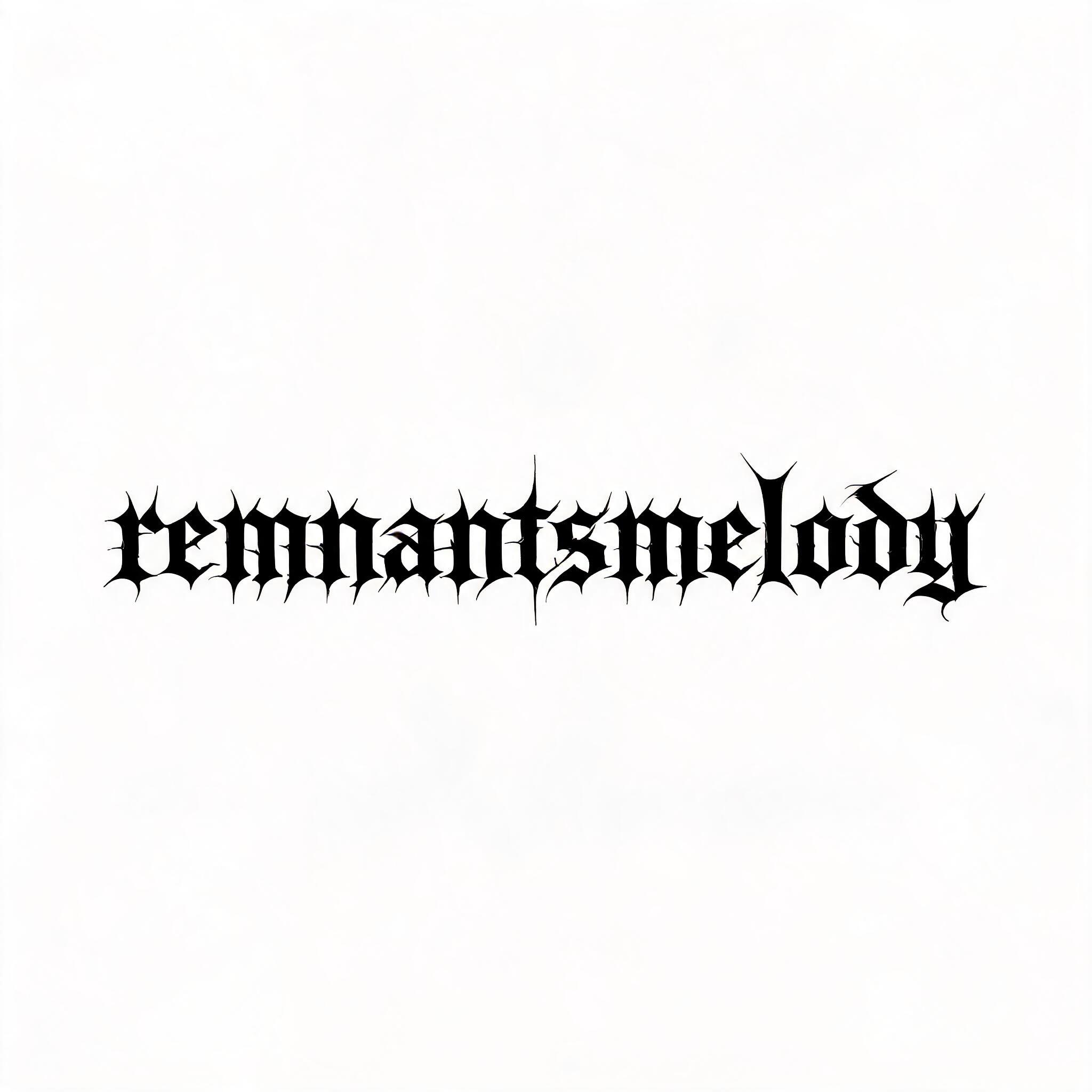 "remnantsmelody" — Gothic | AI Text Effect Generator
