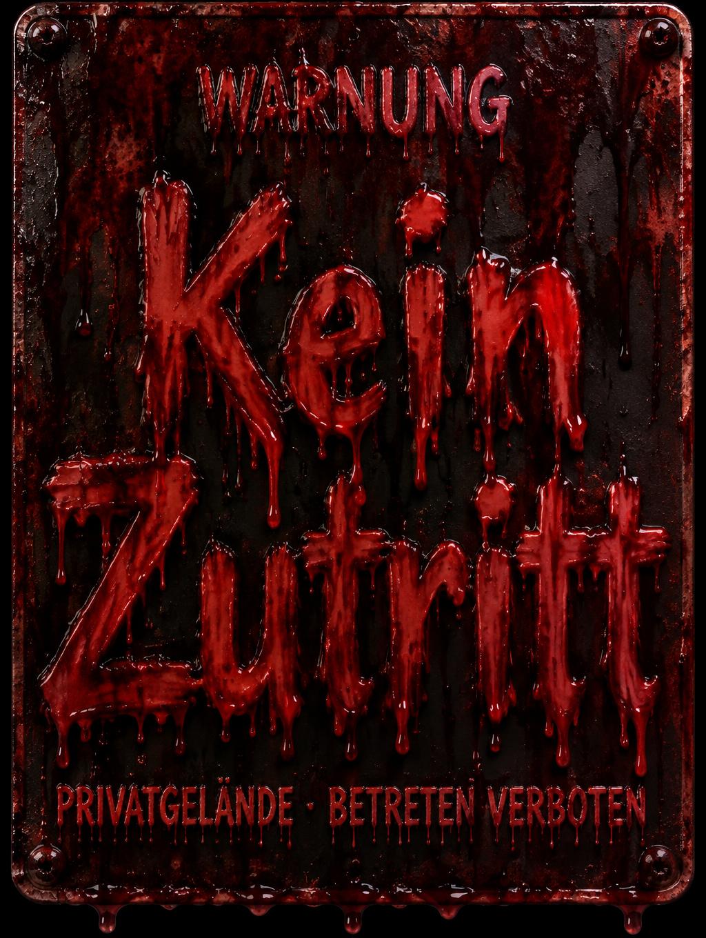 Kein Zutritt
WARNUNG
PRIVATGELÄNDE · BETRETEN VERBOTEN